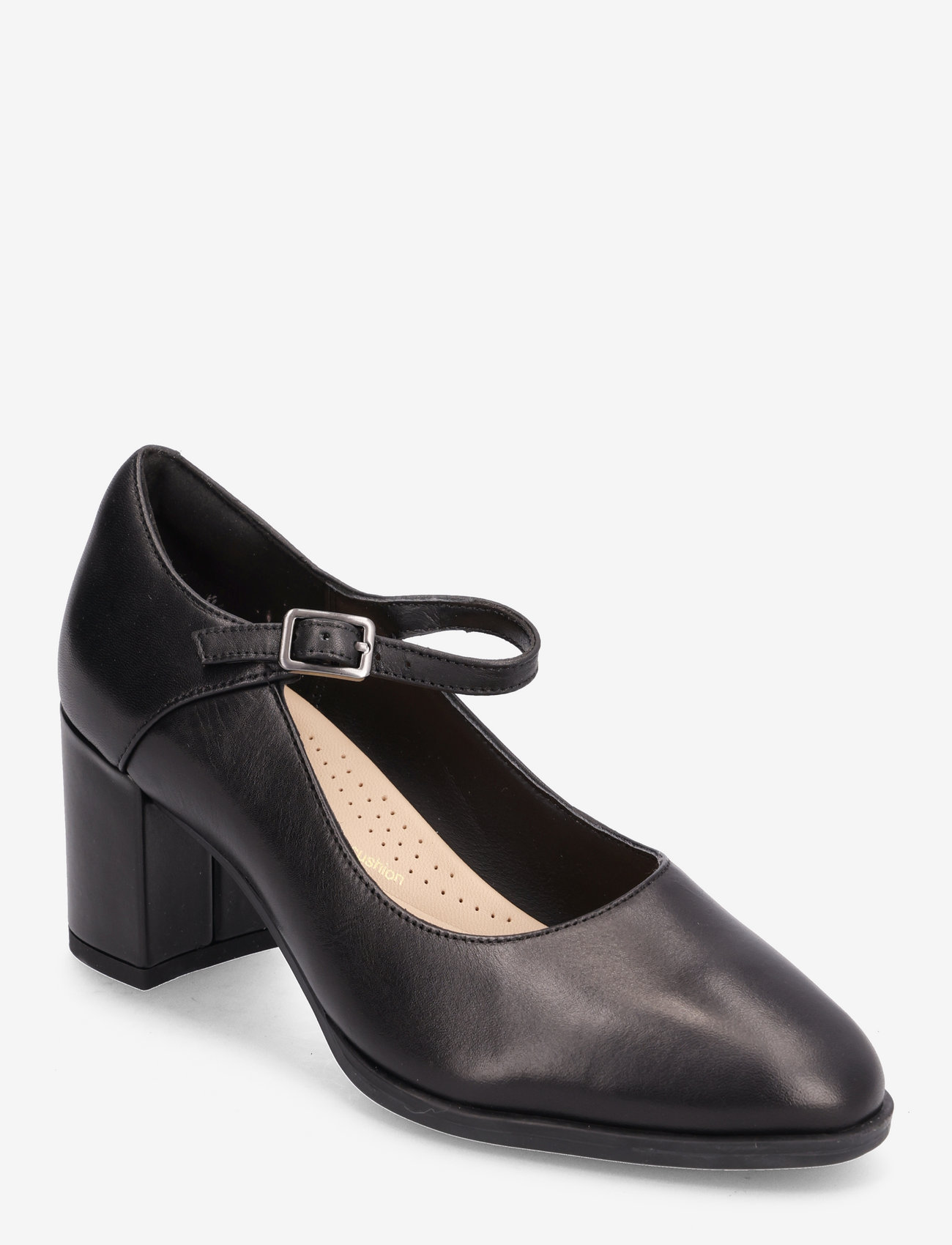 Clarks - Freva55 Strap D - black leather - 0
