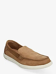 Clarks - Bratton Loafer G - spring shoes - 5236 dark tan nubuck - 0