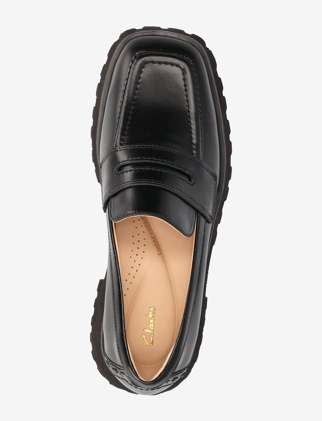 Clarks womens 2025 black loafers