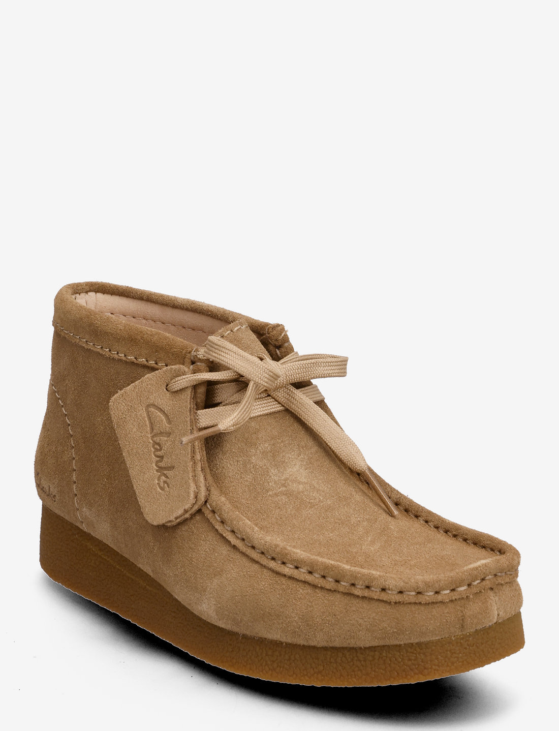 Clarks suede flats hot sale