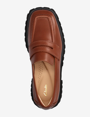 Clarks - Stayso Edge - birthday gifts - caramel leather - 3
