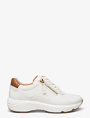 Clarks - Tivoli Zip D - sportiska stila apavi ar pazeminātu potītes daļu - 1238 off white lea - 1