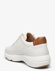 Clarks - Tivoli Zip D - sportiska stila apavi ar pazeminātu potītes daļu - 1238 off white lea - 2