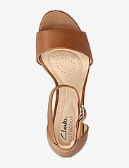 Clarks - Deva Mae D - party wear at outlet prices - 5241 tan leather - 3