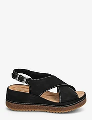 Clarks - Kassanda Step D - flat sandals - 1217 black nubuck - 1