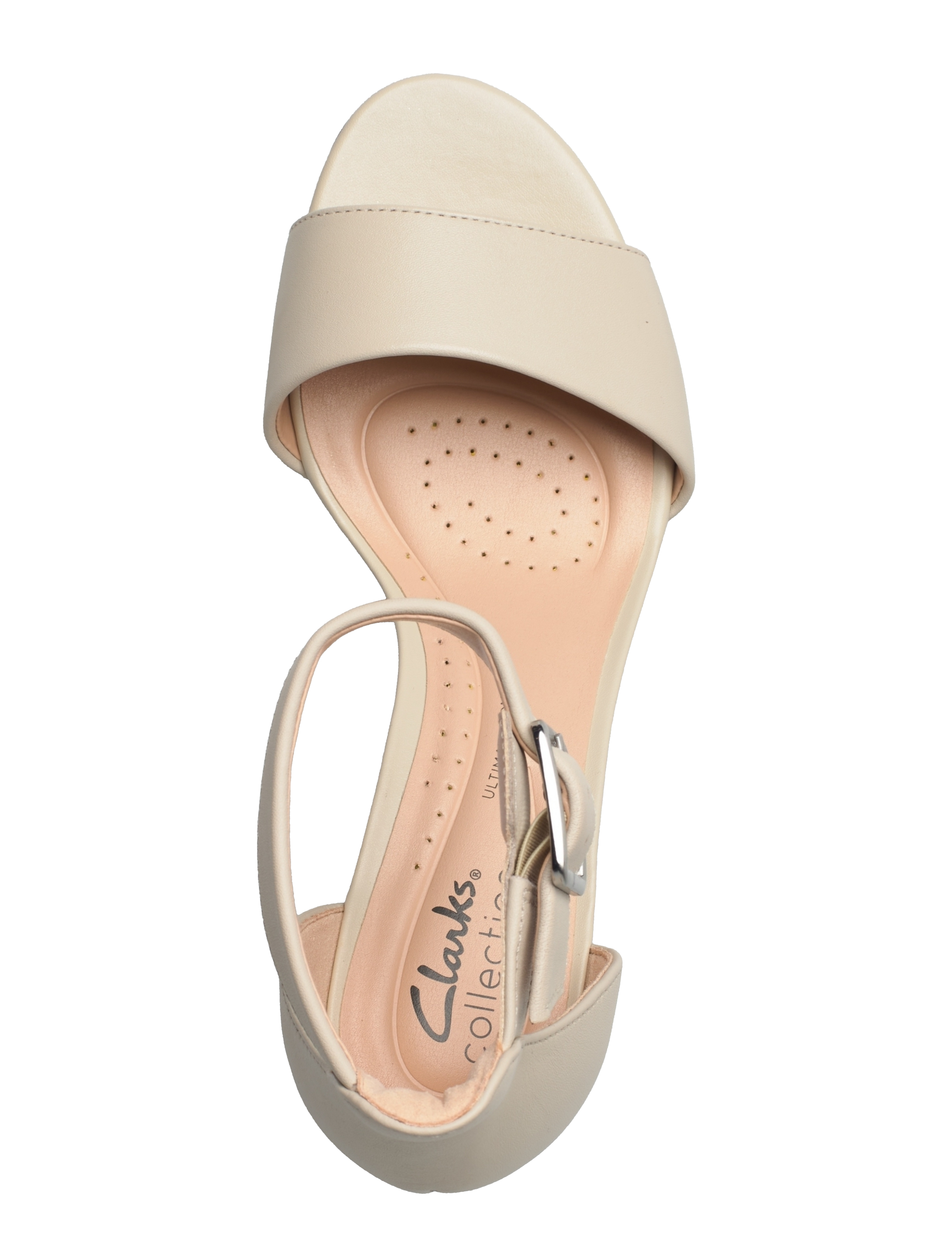 Clarks - Deva Mae D - 1233 ivory leather - 3
