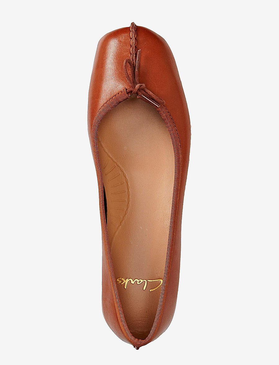 Clarks - Freckle Ice D - modetrends - dark tan lea - 3