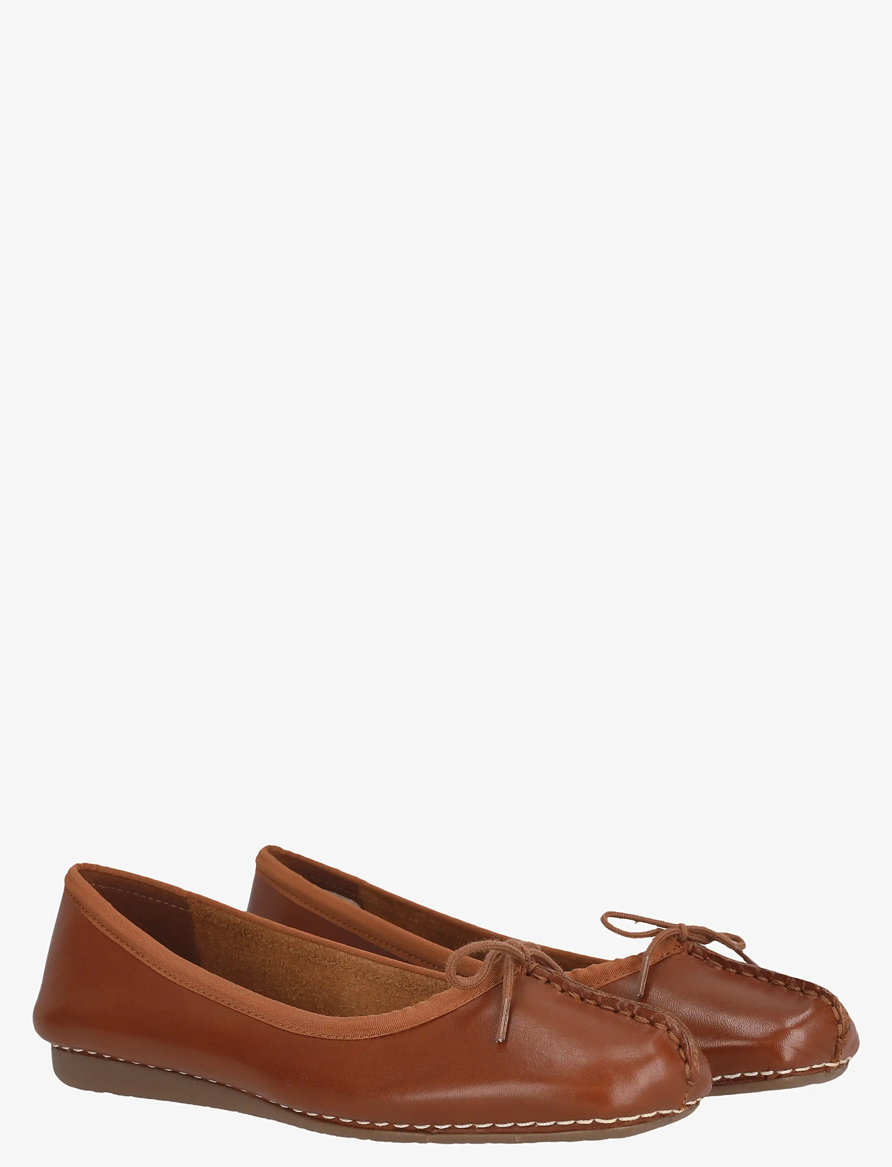 Clarks - Freckle Ice D - dark tan lea - 4