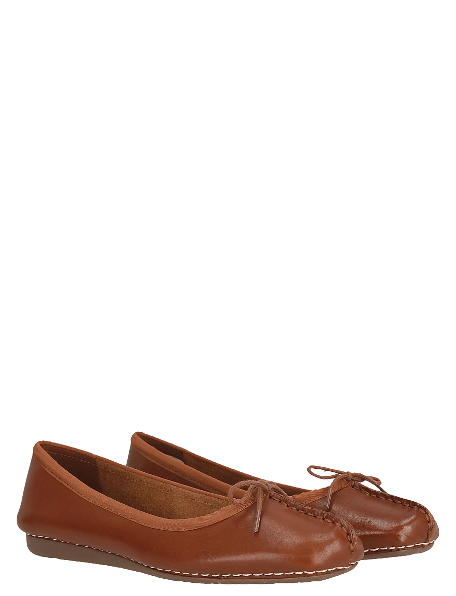 Clarks - Freckle Ice D - modetrends - dark tan lea - 4