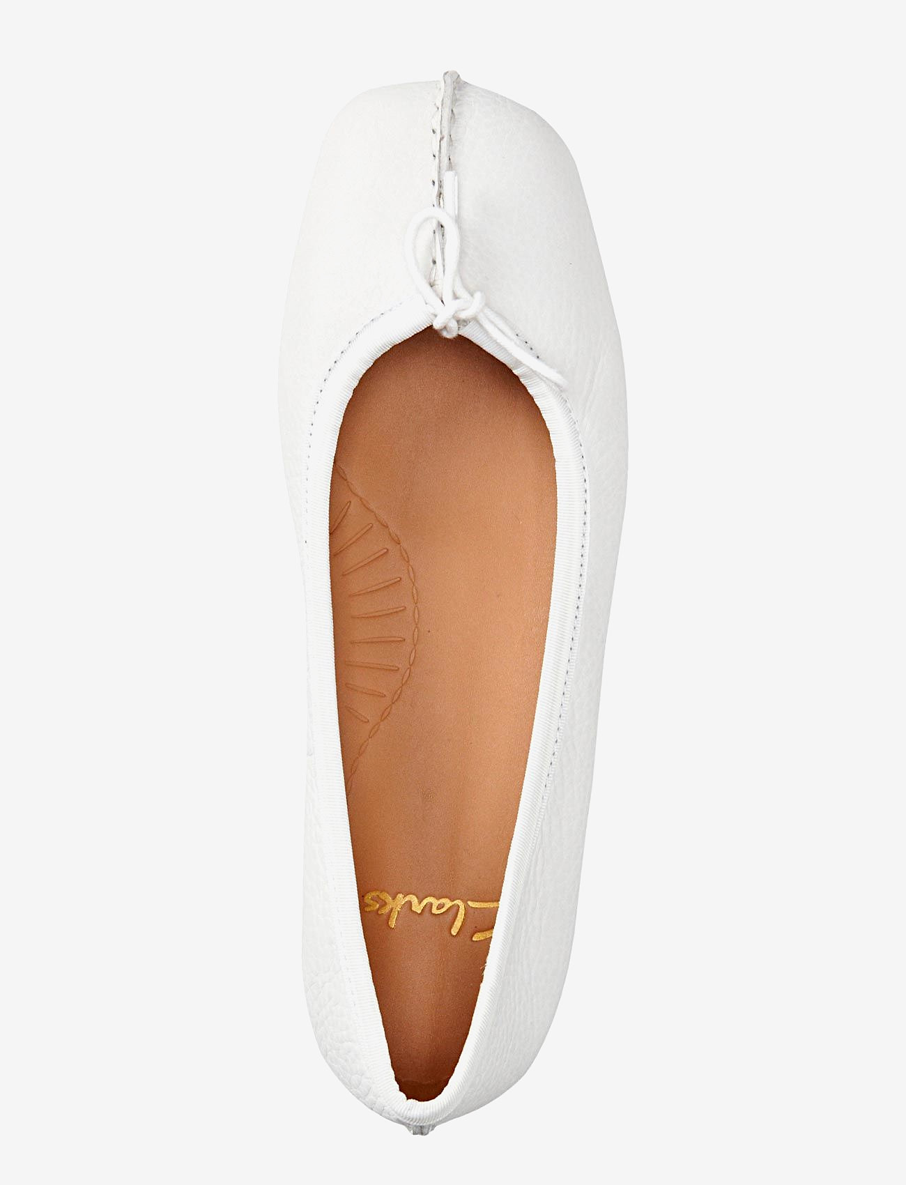 Clarks - Freckle Ice D - ballerinaskor - white leather - 2