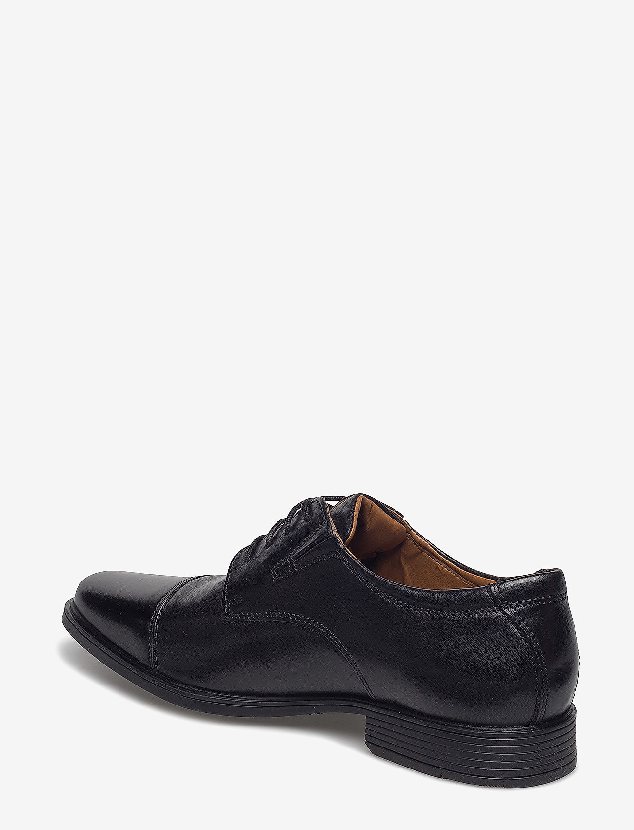 Clarks - Tilden Cap - black leather - 2