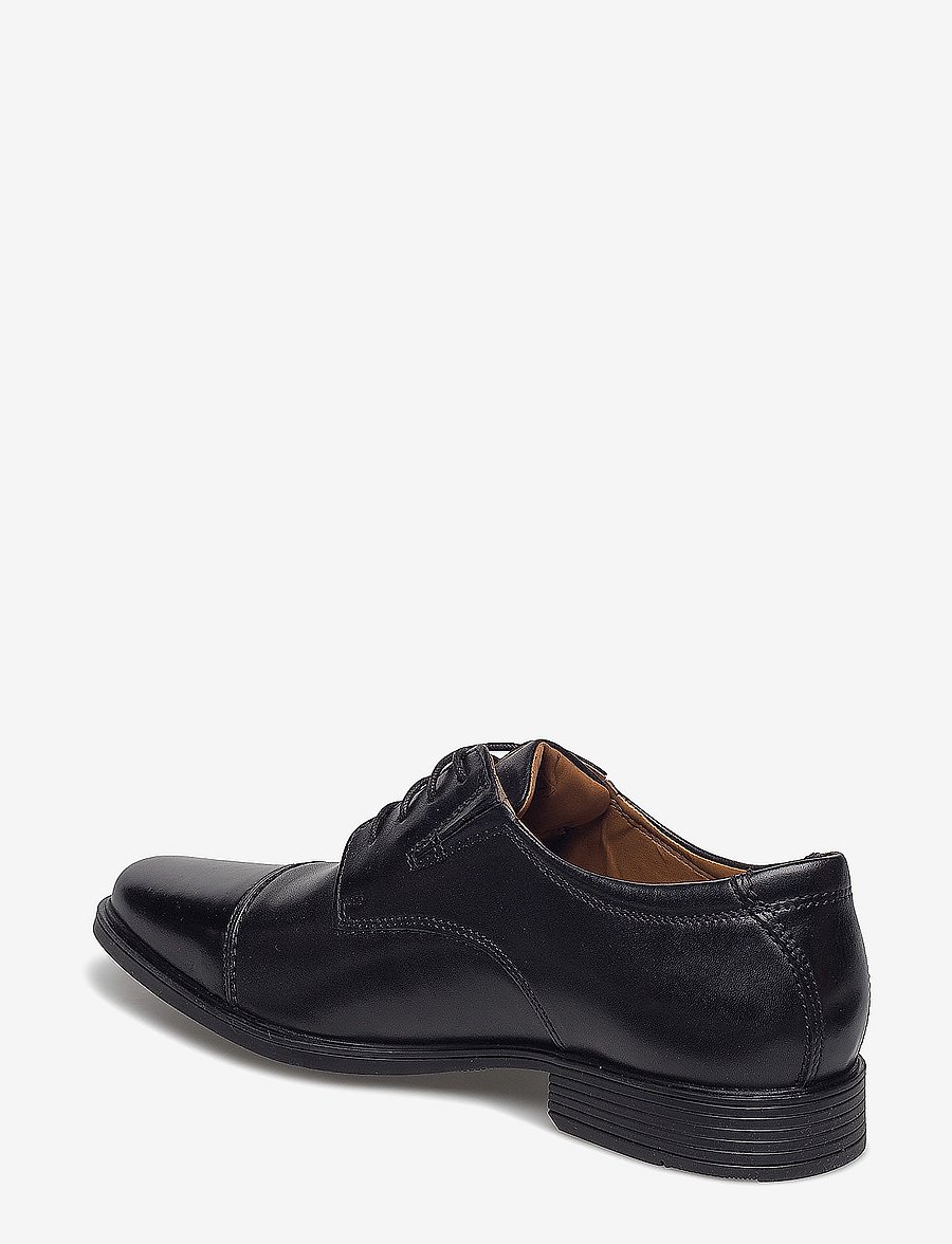 Clarks - Tilden Cap - derby-schuhe - black leather - 2