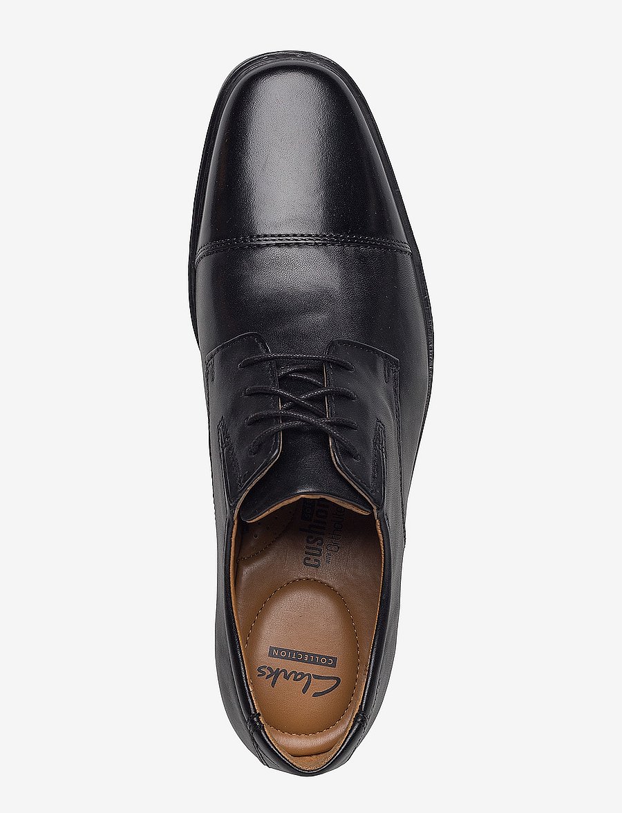 Clarks - Tilden Cap - derby-schuhe - black leather - 3