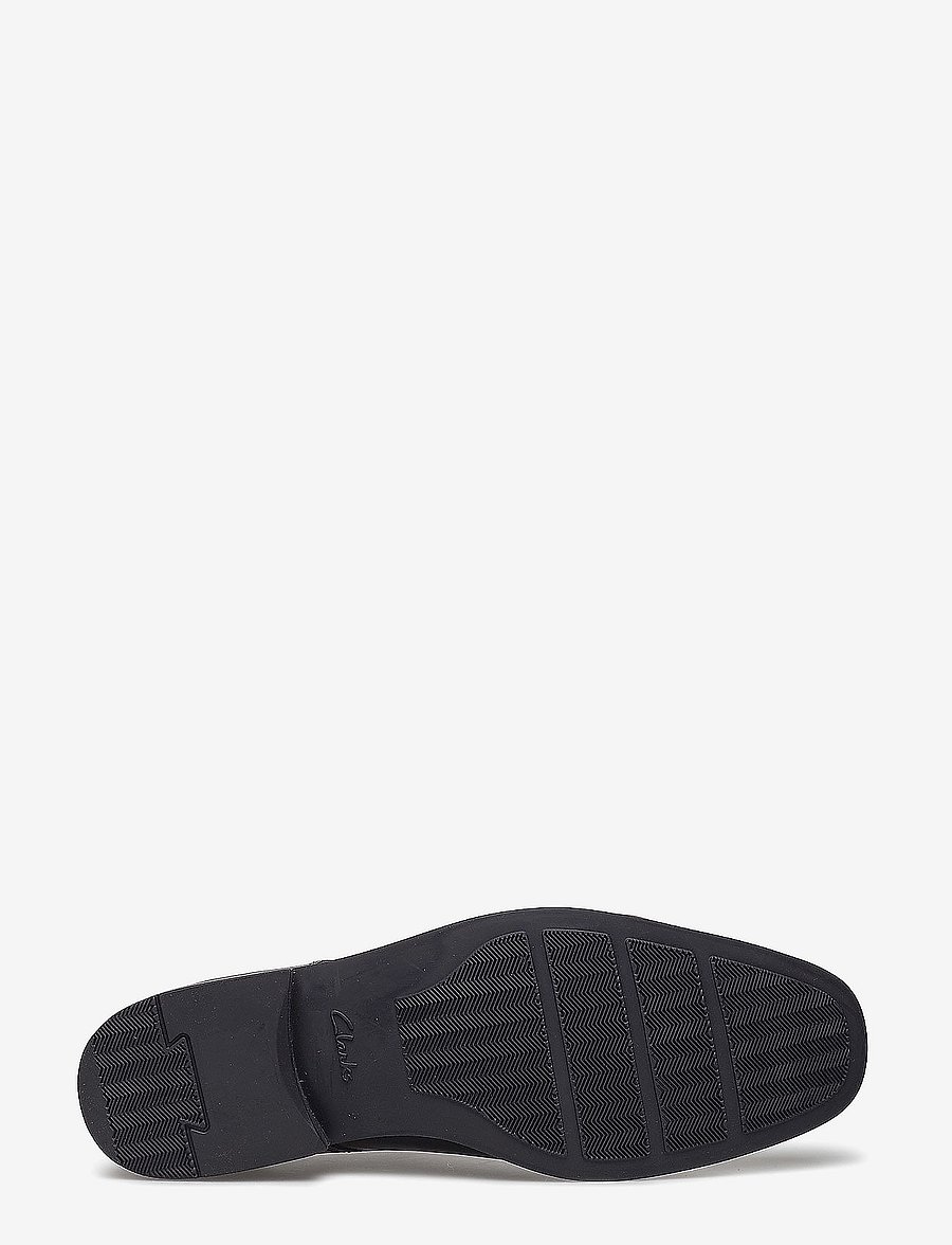 Clarks - Tilden Cap - derby-schuhe - black leather - 4
