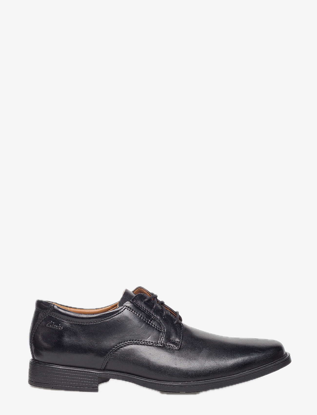Clarks - Tilden Plain - black leather - 1