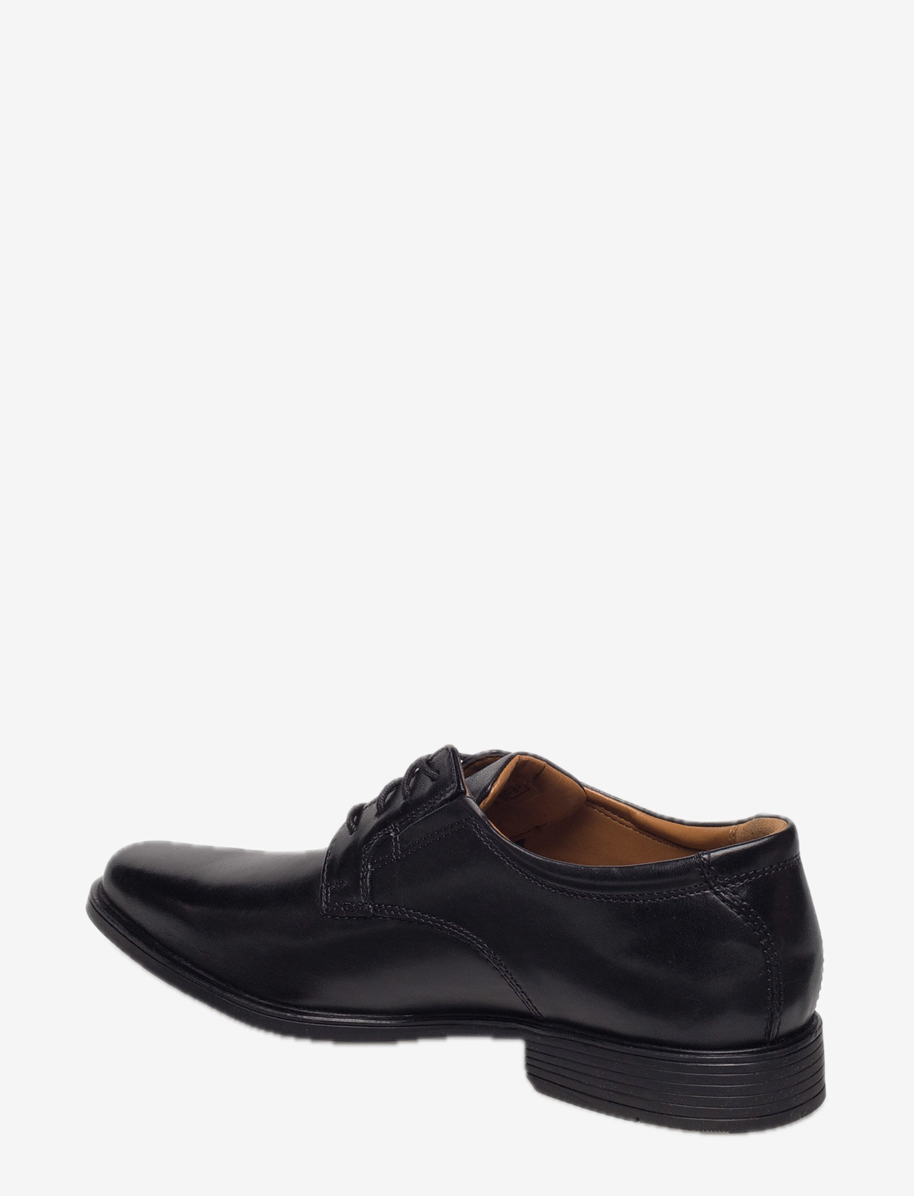 Clarks - Tilden Plain - black leather - 2