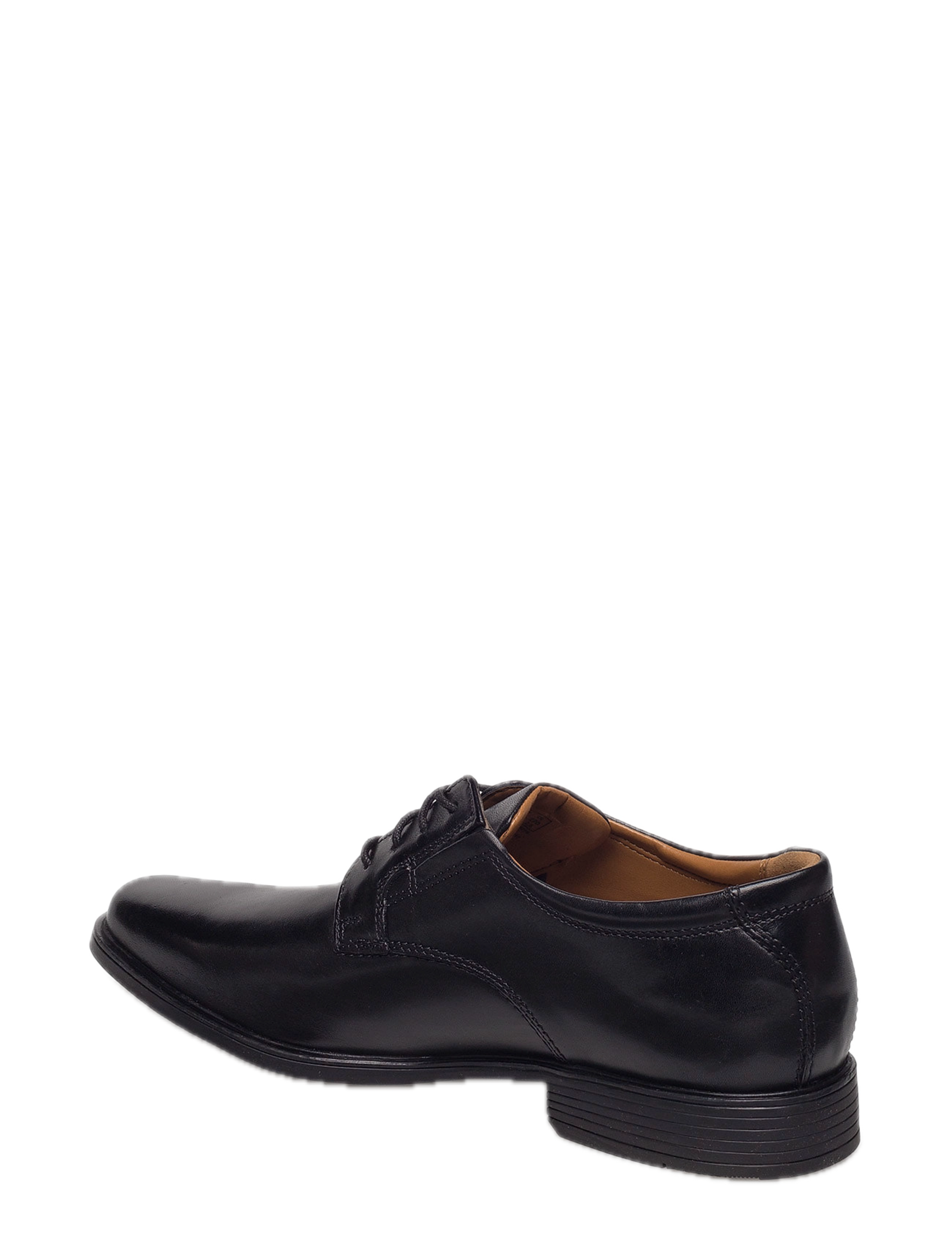 Clarks - Tilden Plain - black leather - 2