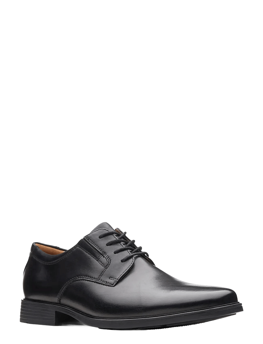 Clarks - Tilden Plain G - derby kingad - black leather - 0