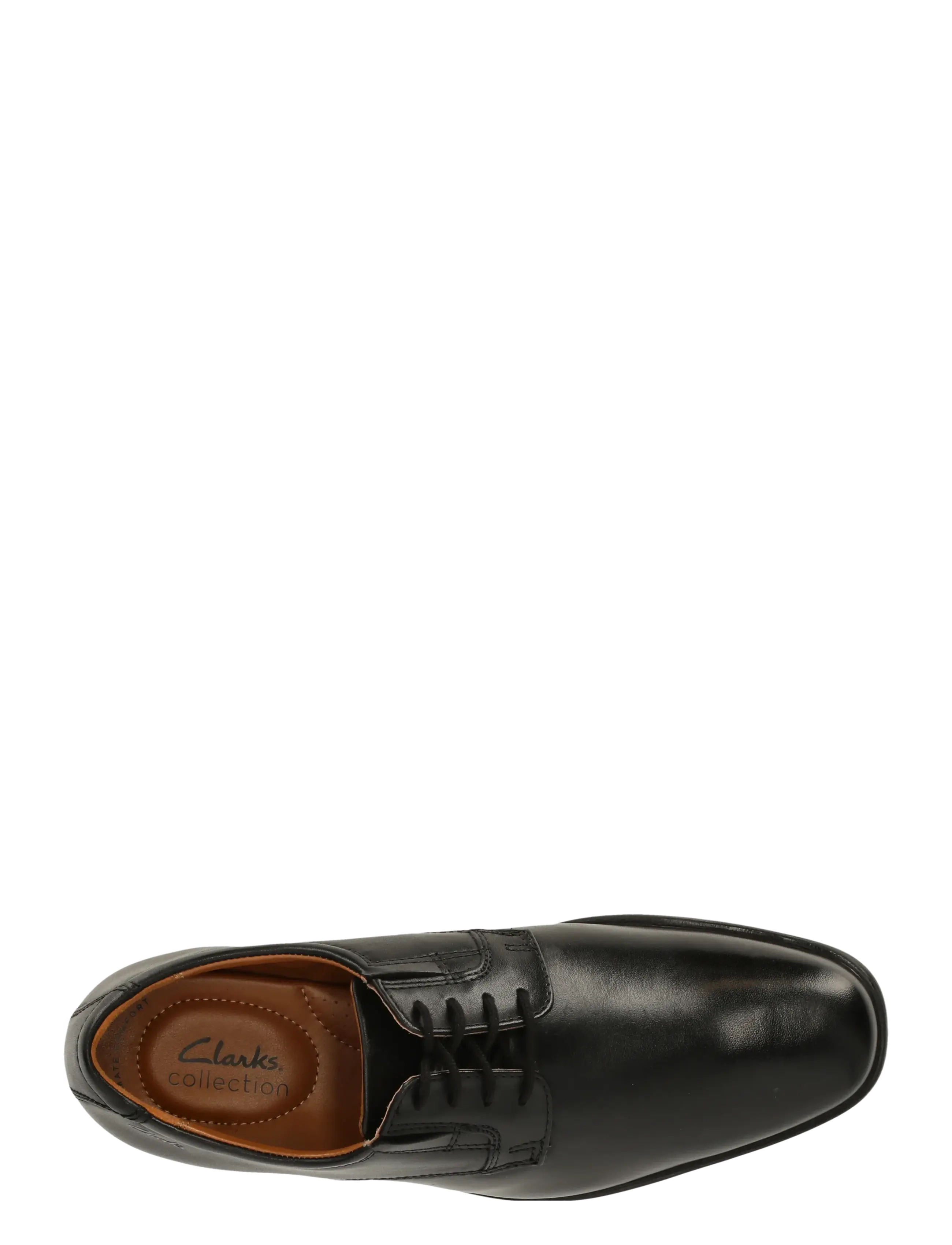 Clarks - Tilden Plain G - derby kingad - black leather - 3