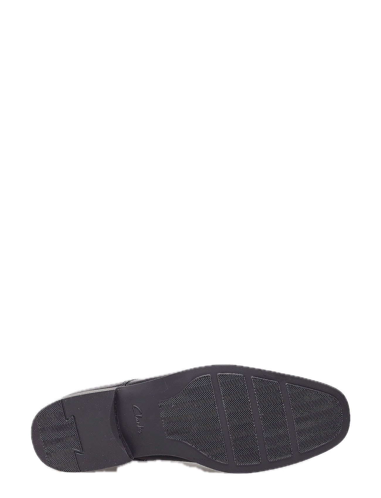 Clarks - Tilden Plain - black leather - 4