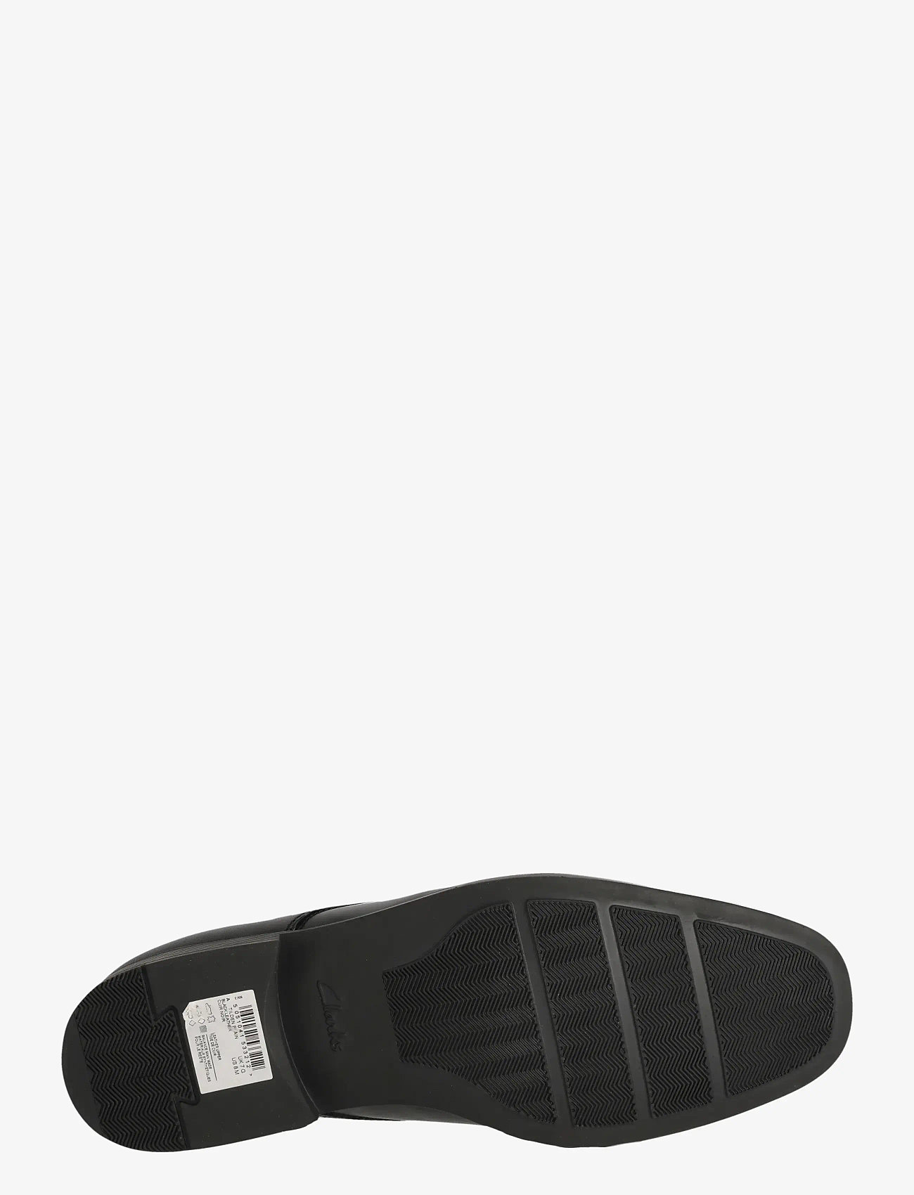 Clarks - Tilden Plain - black leather - 5