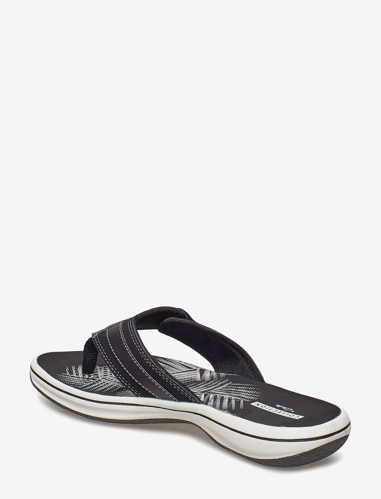 Clarks - Brinkley Sea - flade sandaler - black synthetic - 2