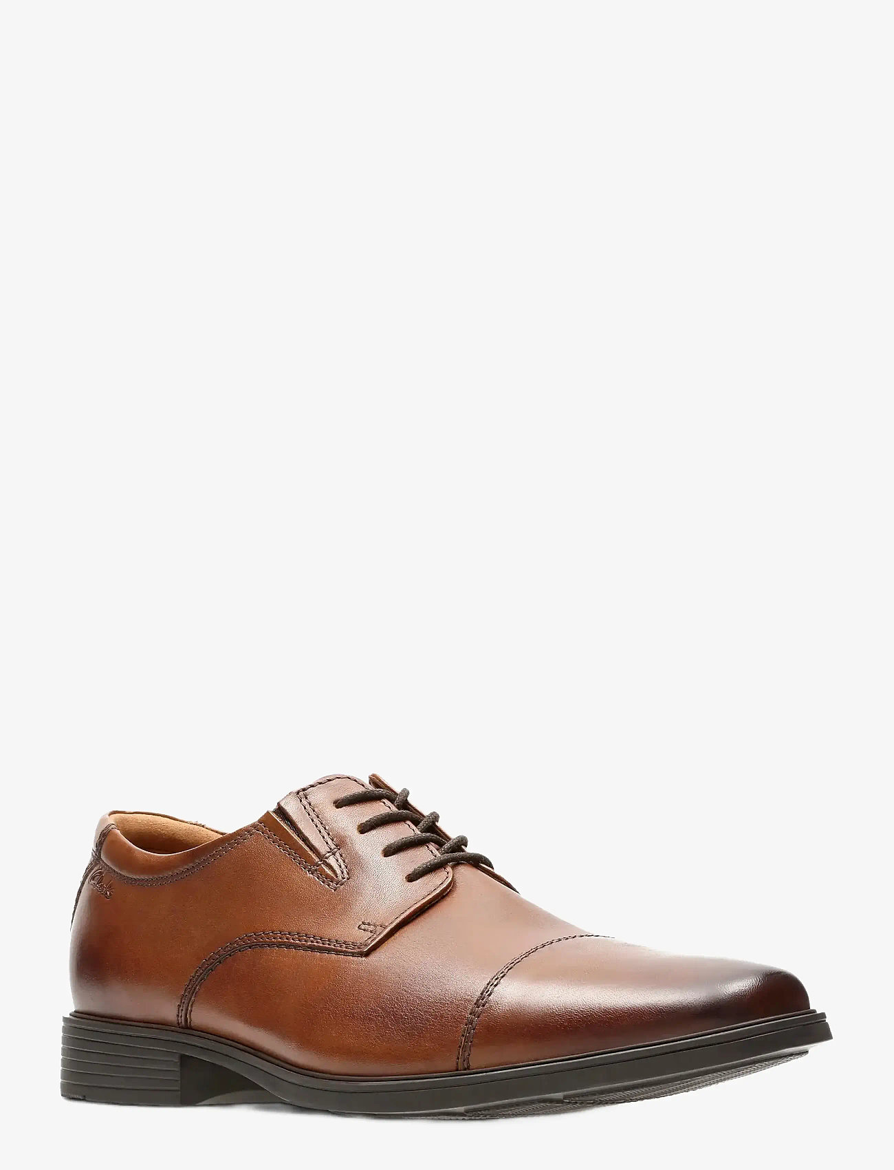 Clarks - Tilden Cap - dark tan lea - 0