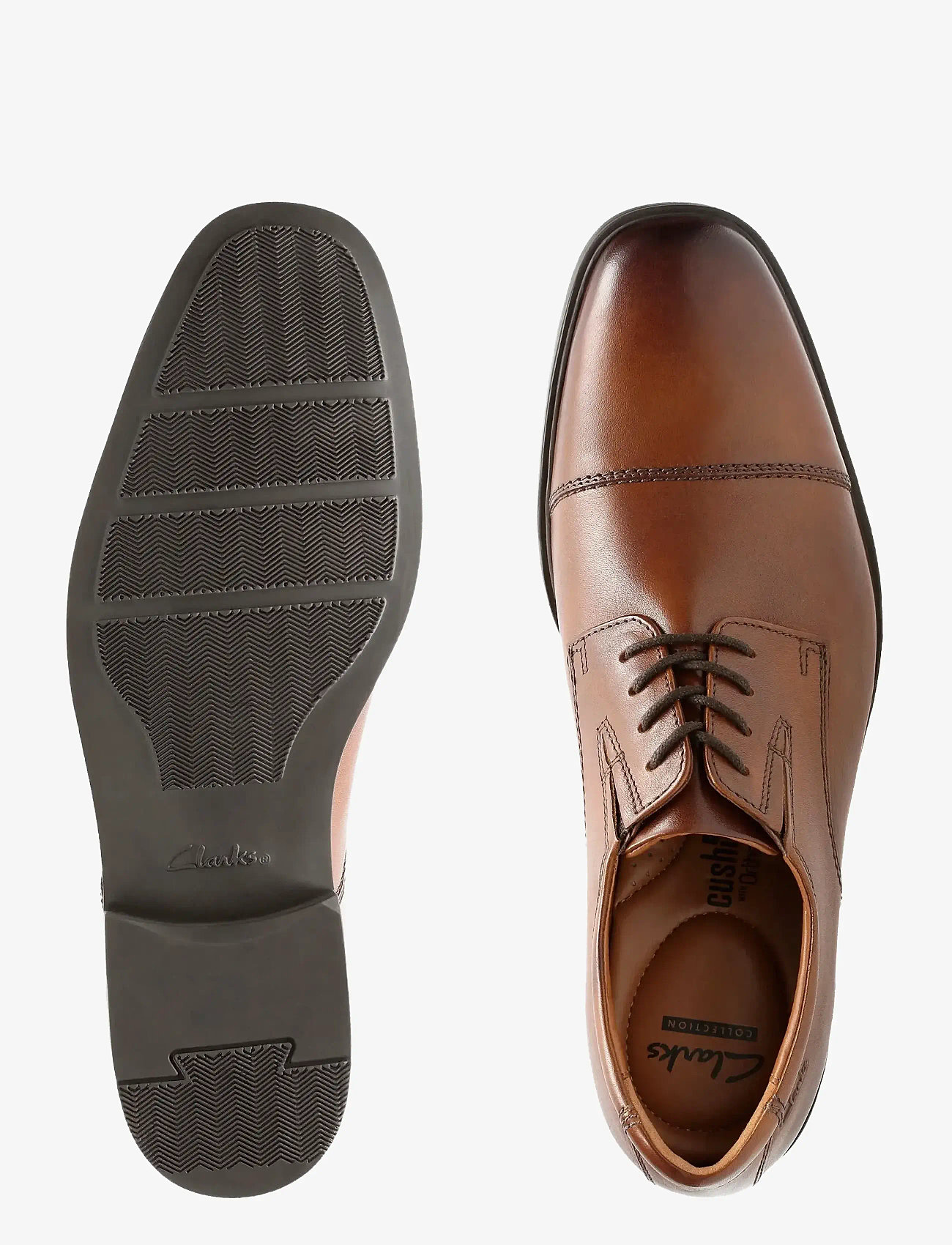 Clarks - Tilden Cap - dark tan lea - 5