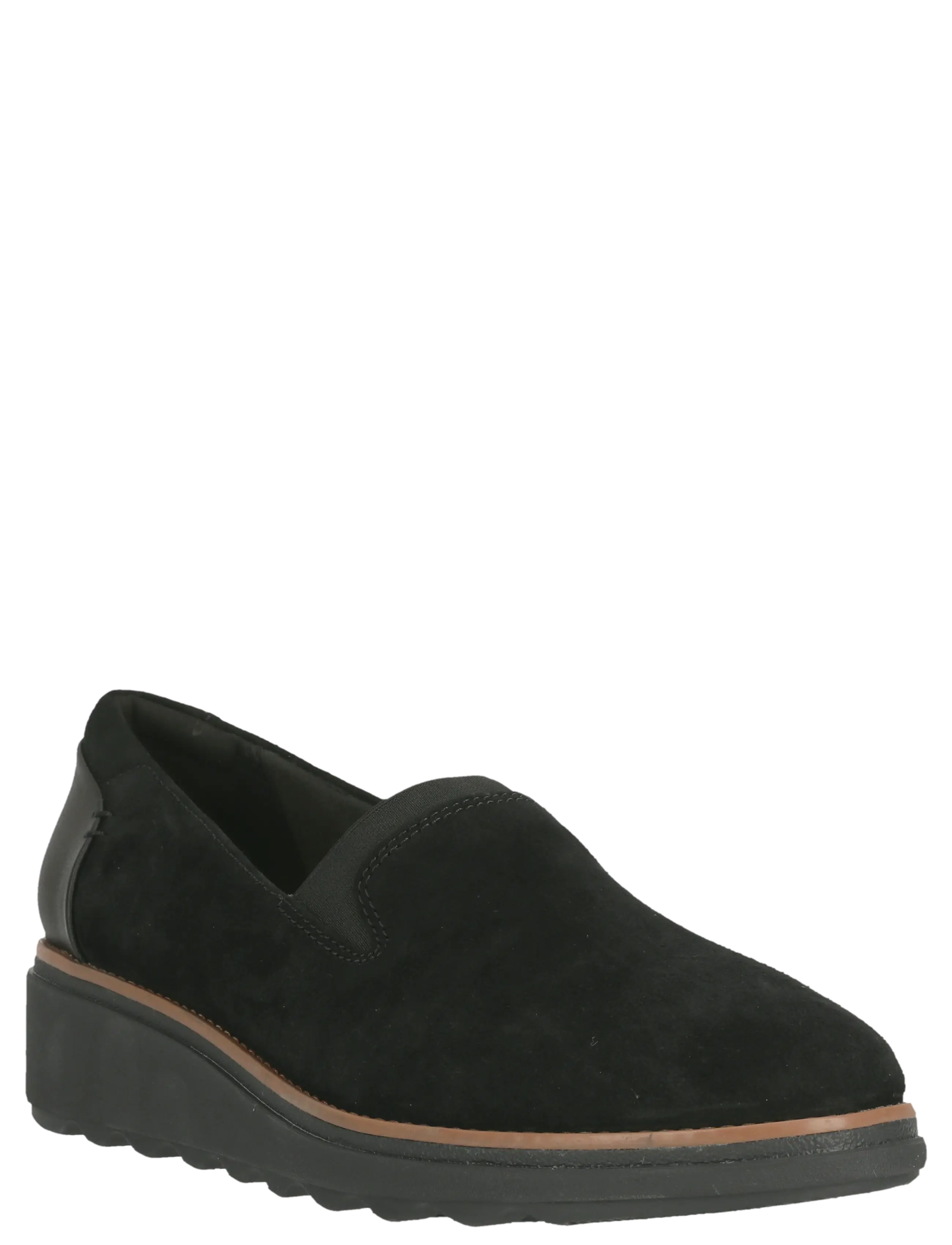Clarks Sharon Dolly D, 41.5, Flats, Schwarz - Loafers, Frauen