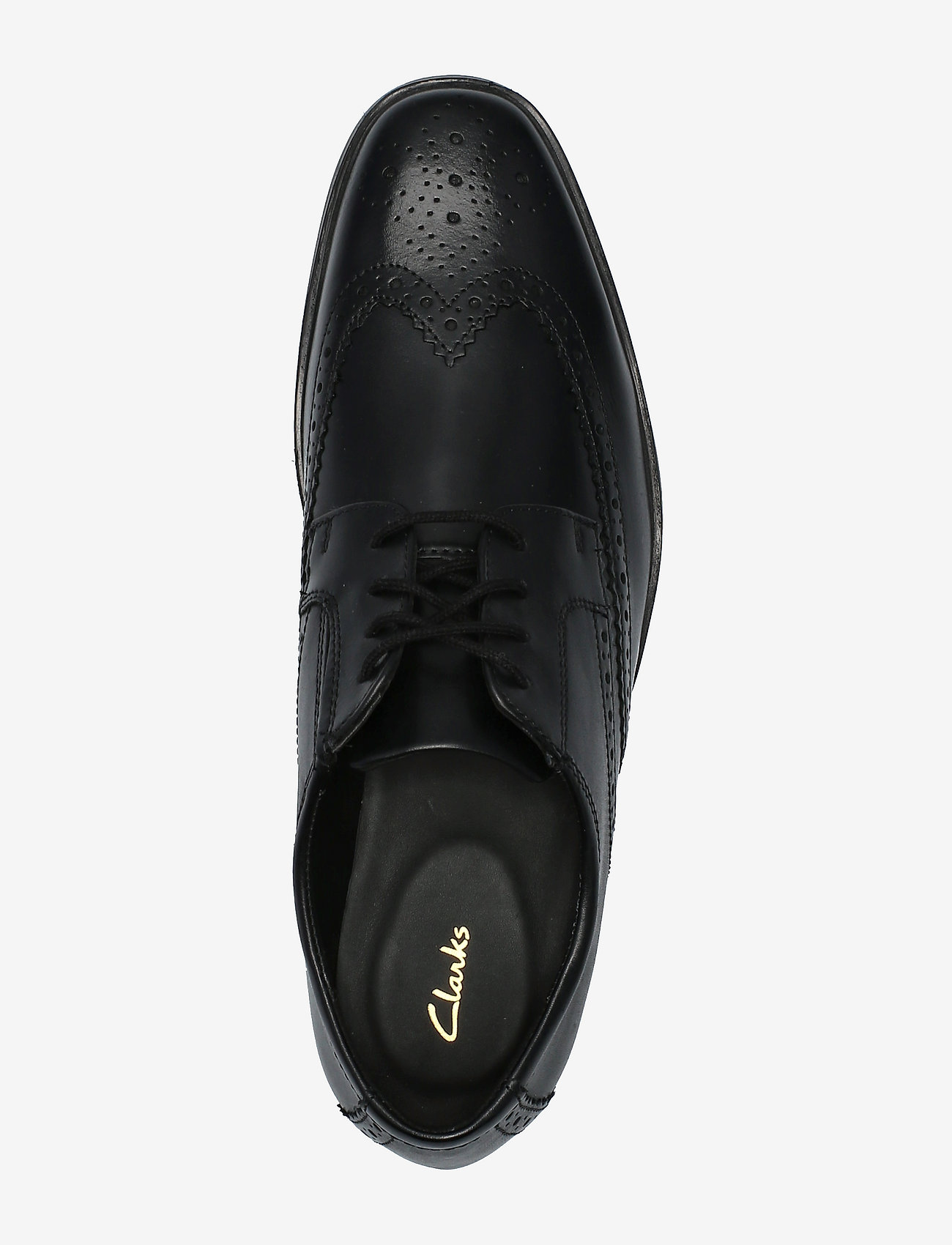 Clarks - Howard Wing G - black leather - 3