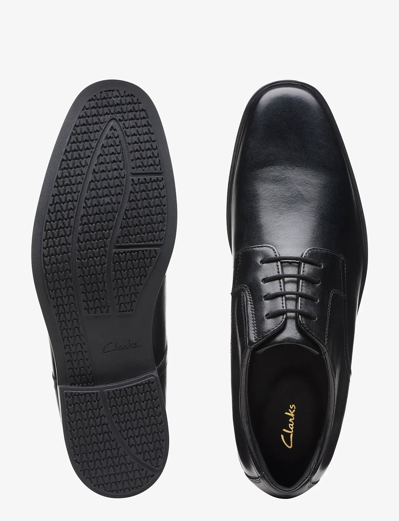Clarks - Howard Walk - black leather - 4