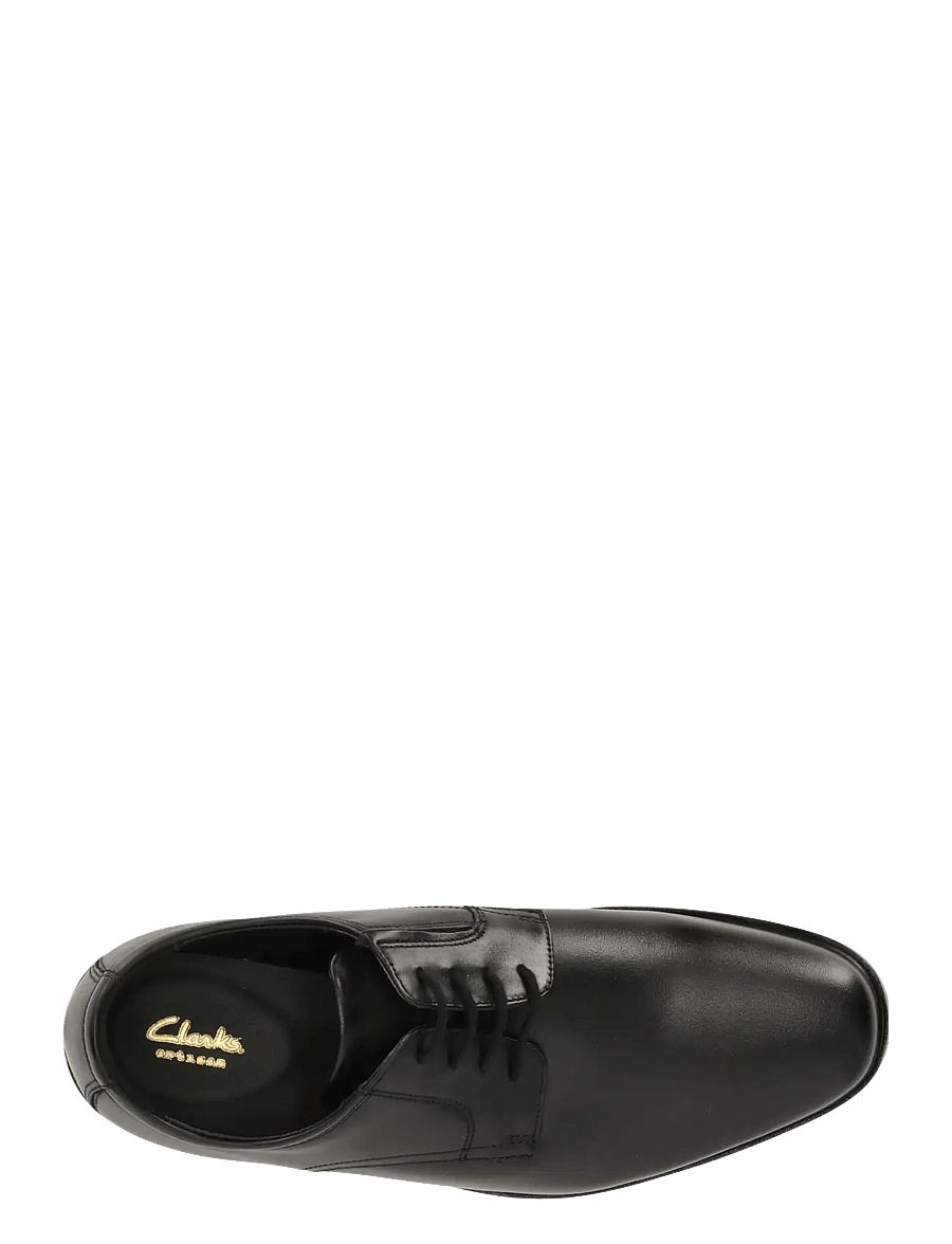 Clarks - Howard Walk G - derby-kengät - black leather - 5