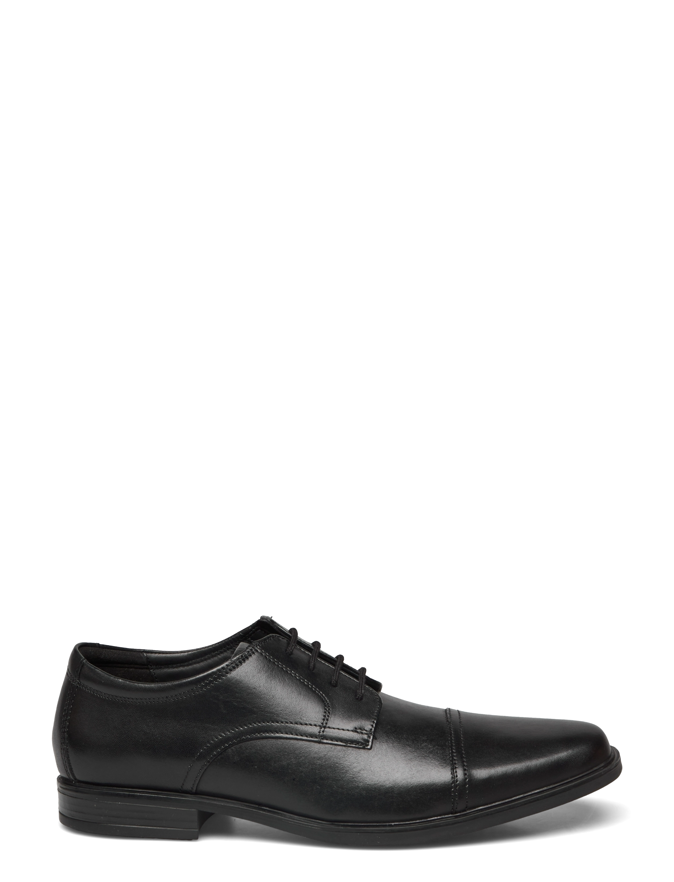Clarks - Howard Cap G - laksko - black leather - 1