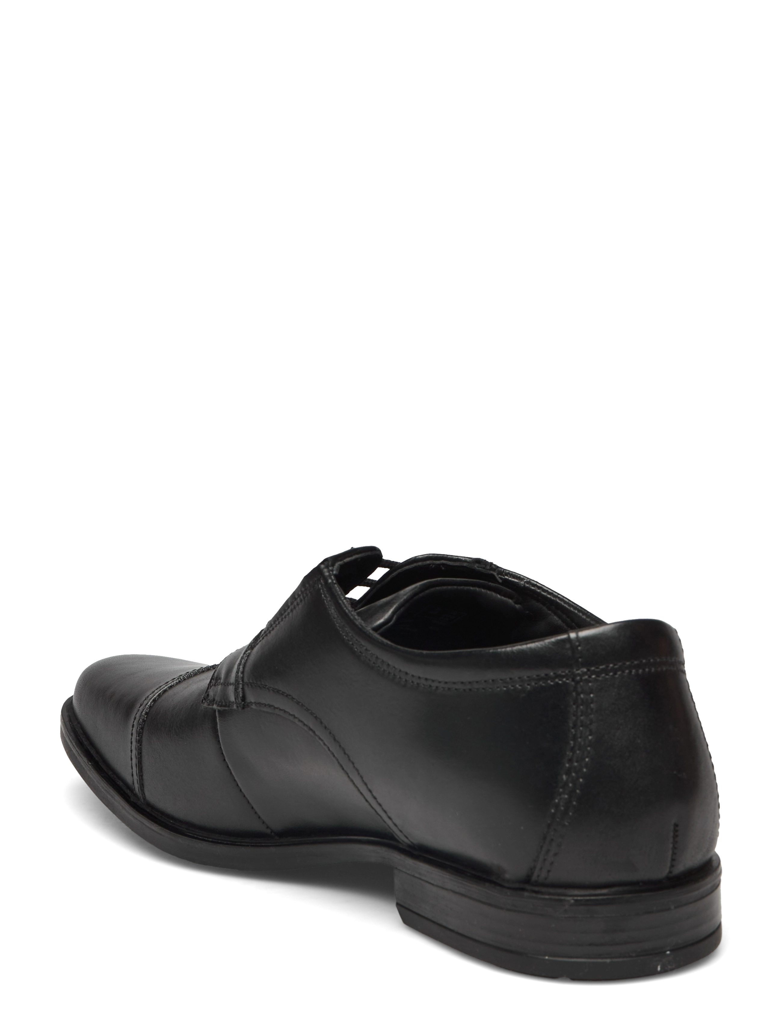Clarks - Howard Cap G - laksko - black leather - 2