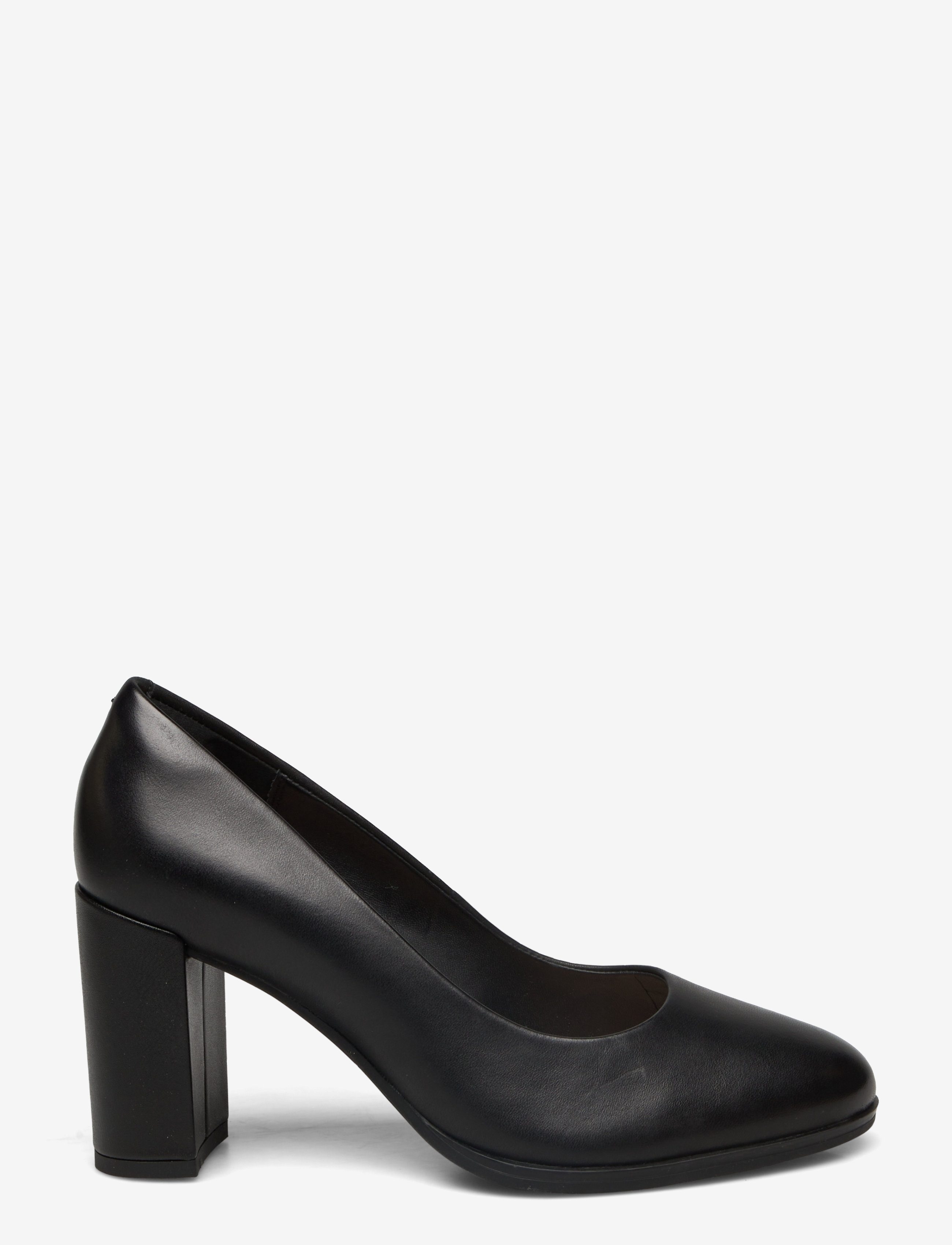 Clarks - Freva85 Court D - black leather - 1
