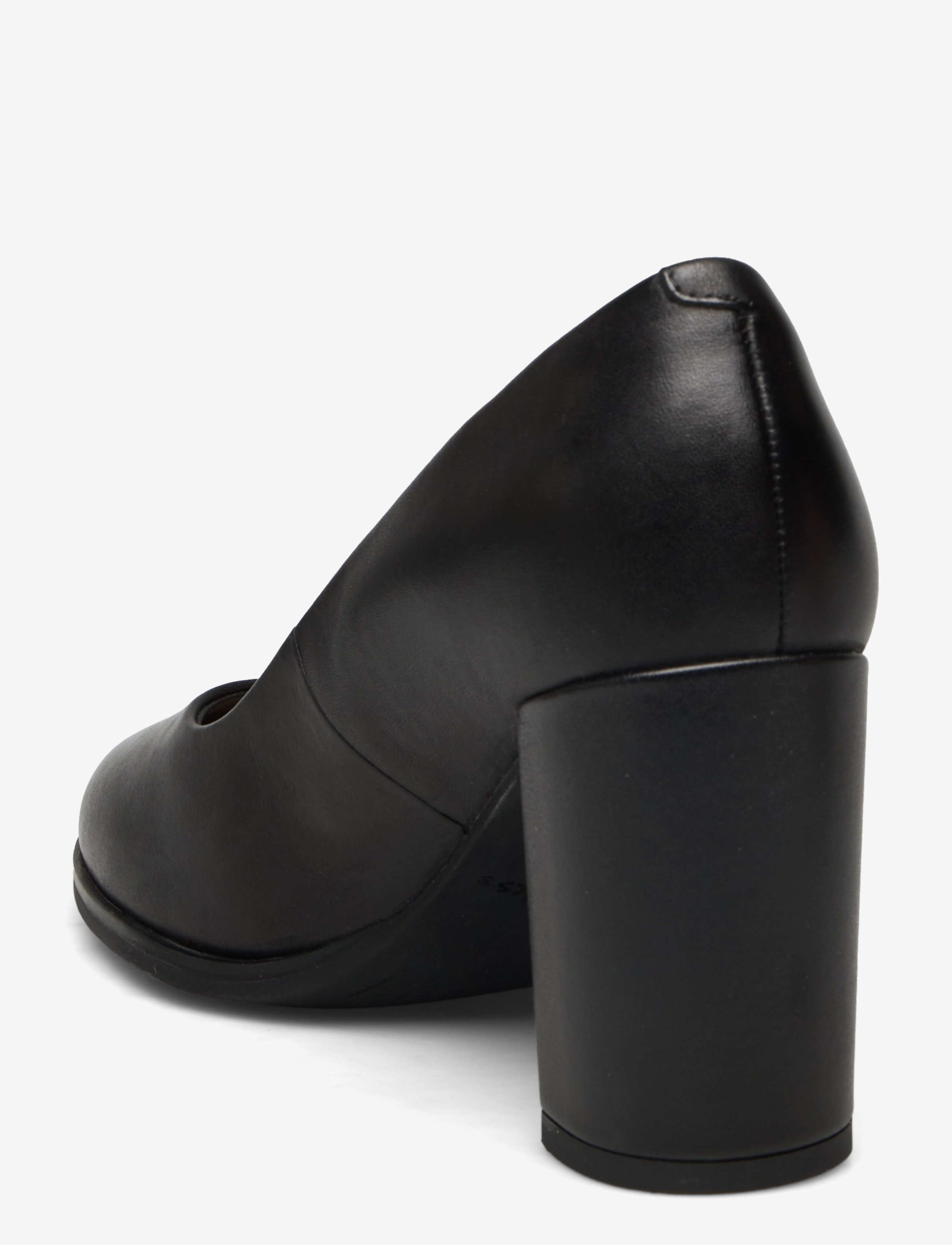 Clarks - Freva85 Court D - black leather - 2