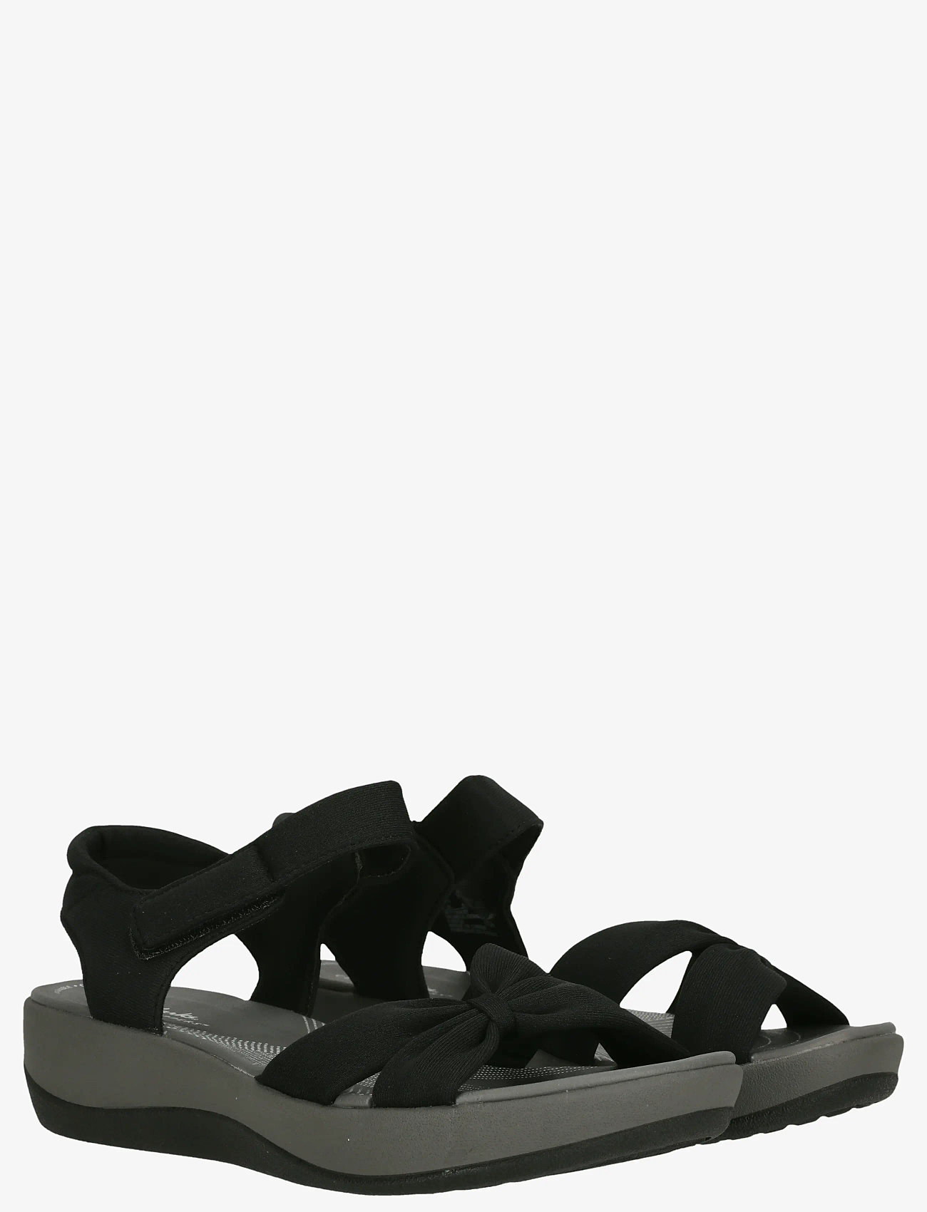Clarks - Arla Shore D - platåsandaler - black textile - 1