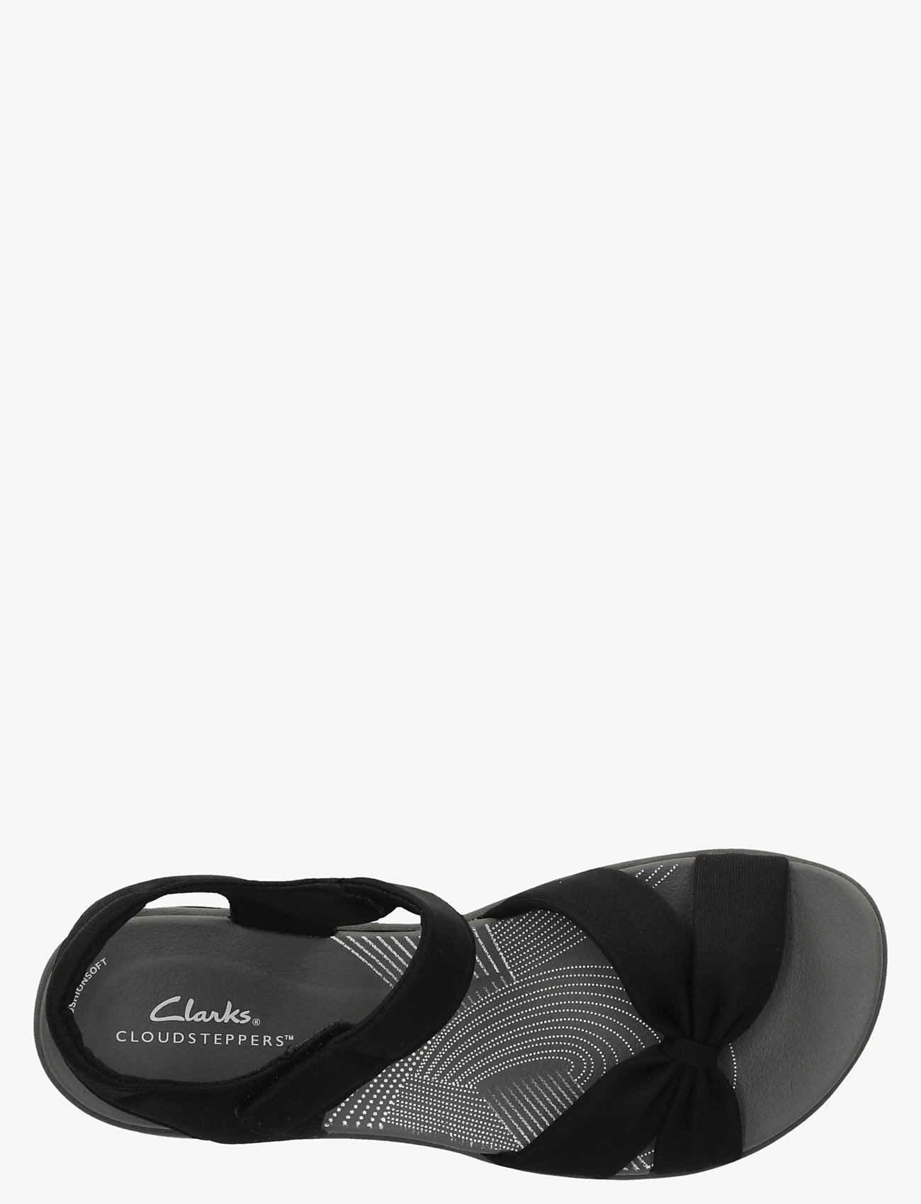 Clarks - Arla Shore D - platåsandaler - black textile - 4