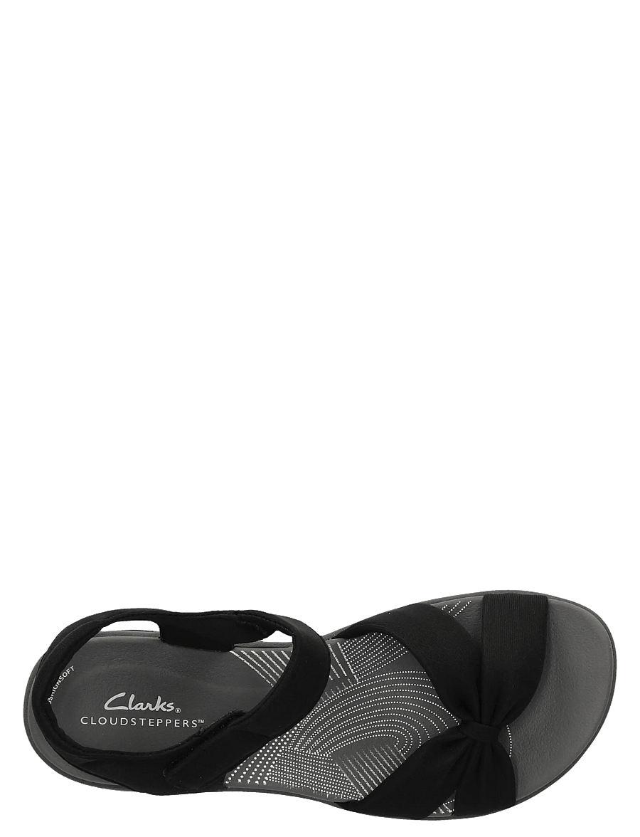 Clarks - Arla Shore - platformsandaler - black textile - 4