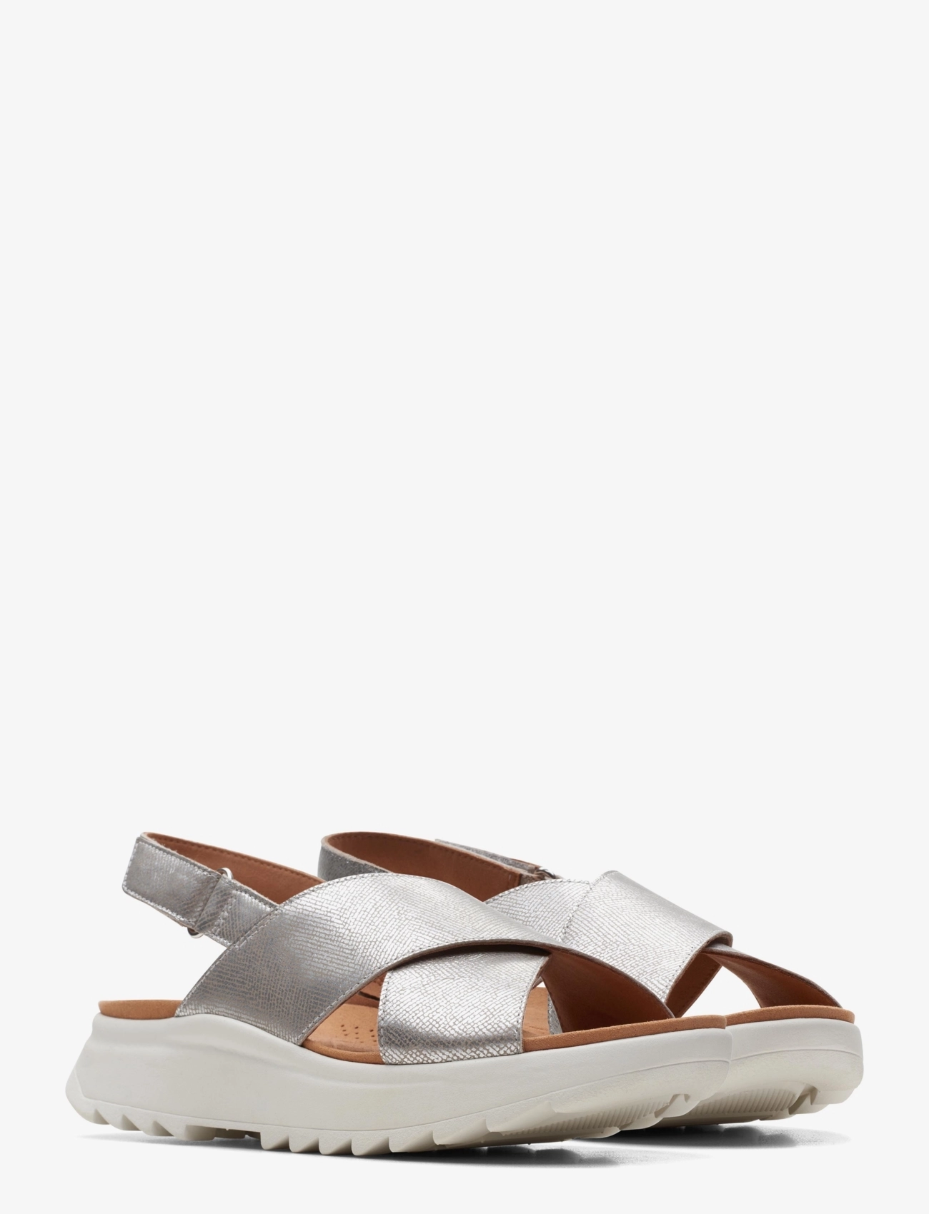 CLARKS Dashlite Wish D Silber - 41 - Damen