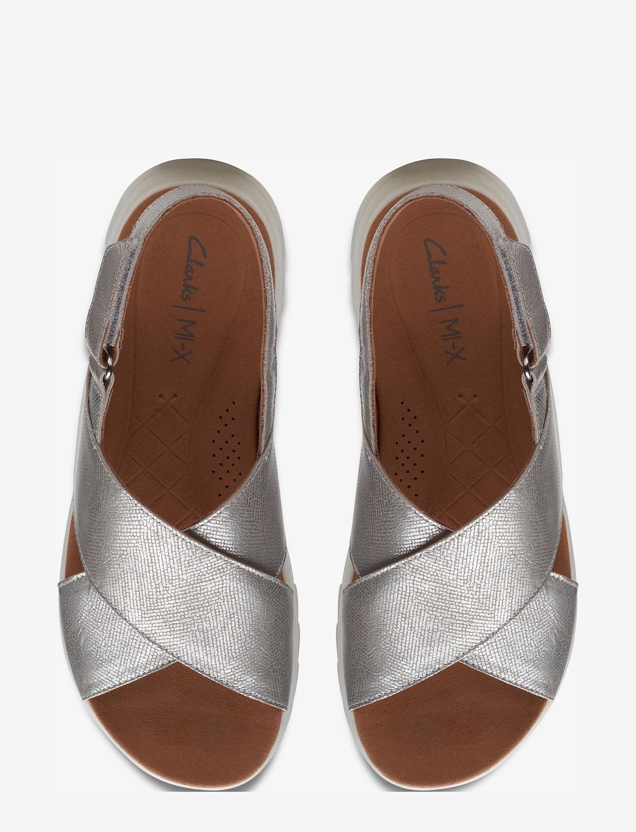 Clarks - DashLite Wish D - kontsata sandaalid - silver metallic - 2
