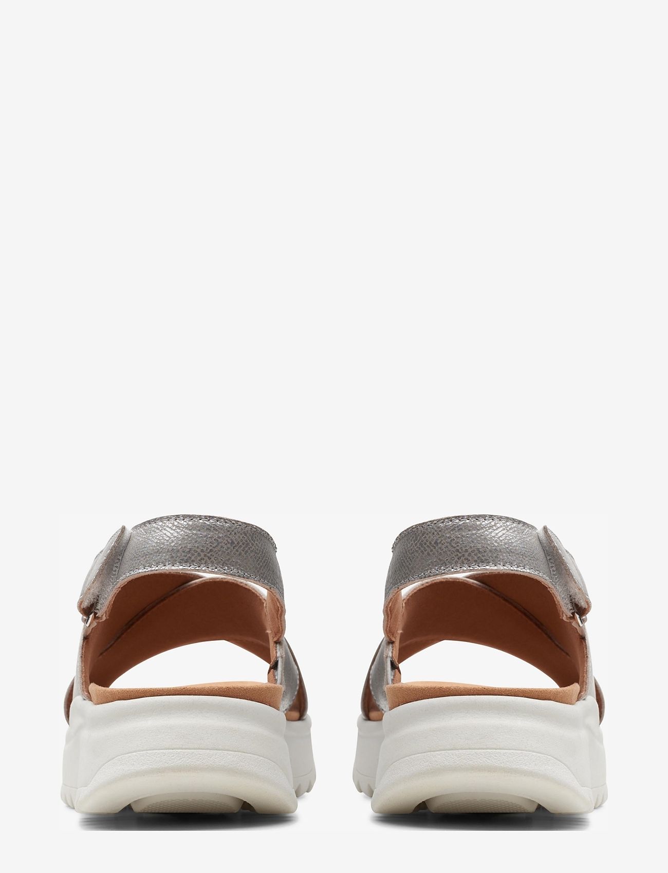 Clarks - DashLite Wish D - kontsata sandaalid - silver metallic - 3