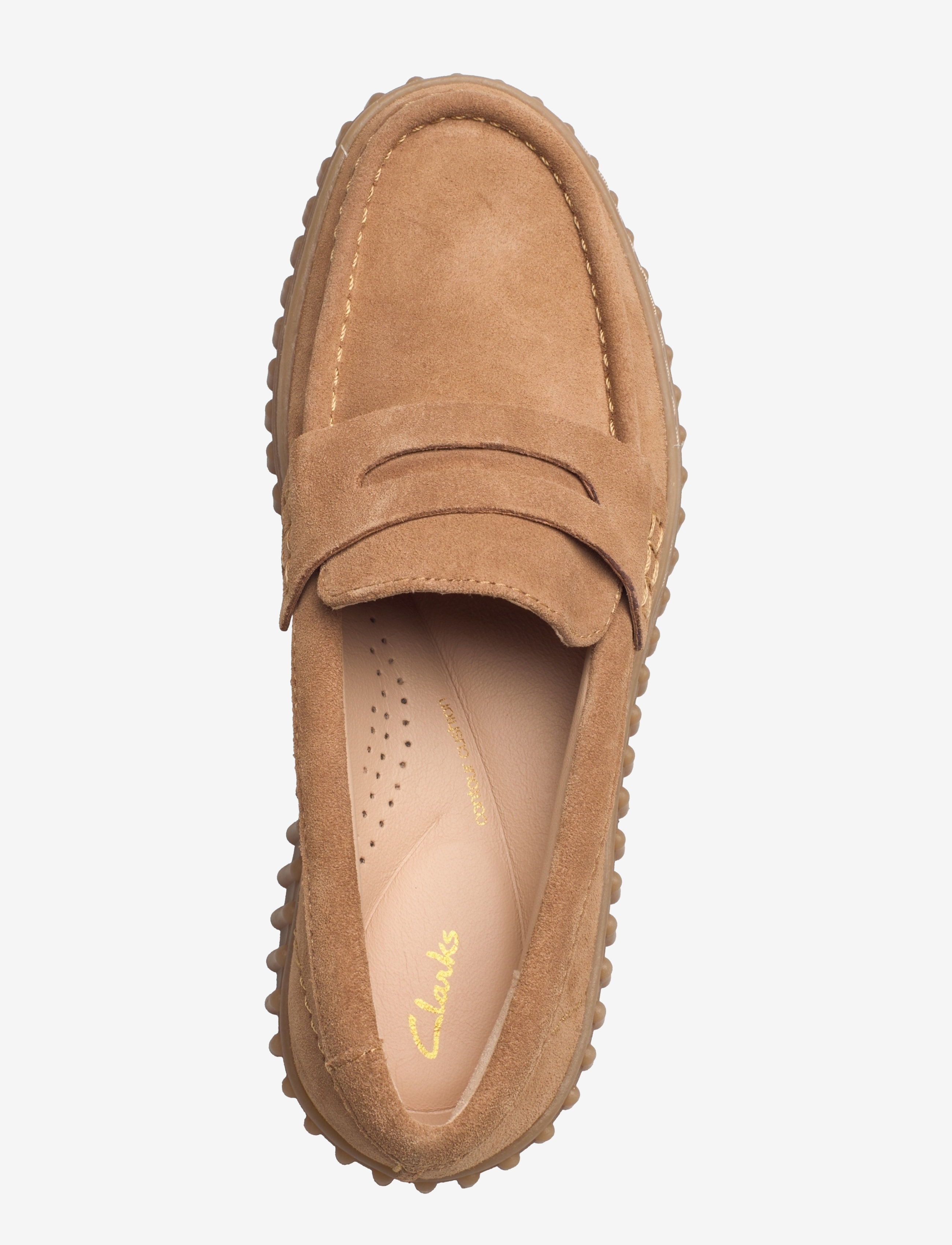 Clarks - Torhill Penny D - light tan suede - 3