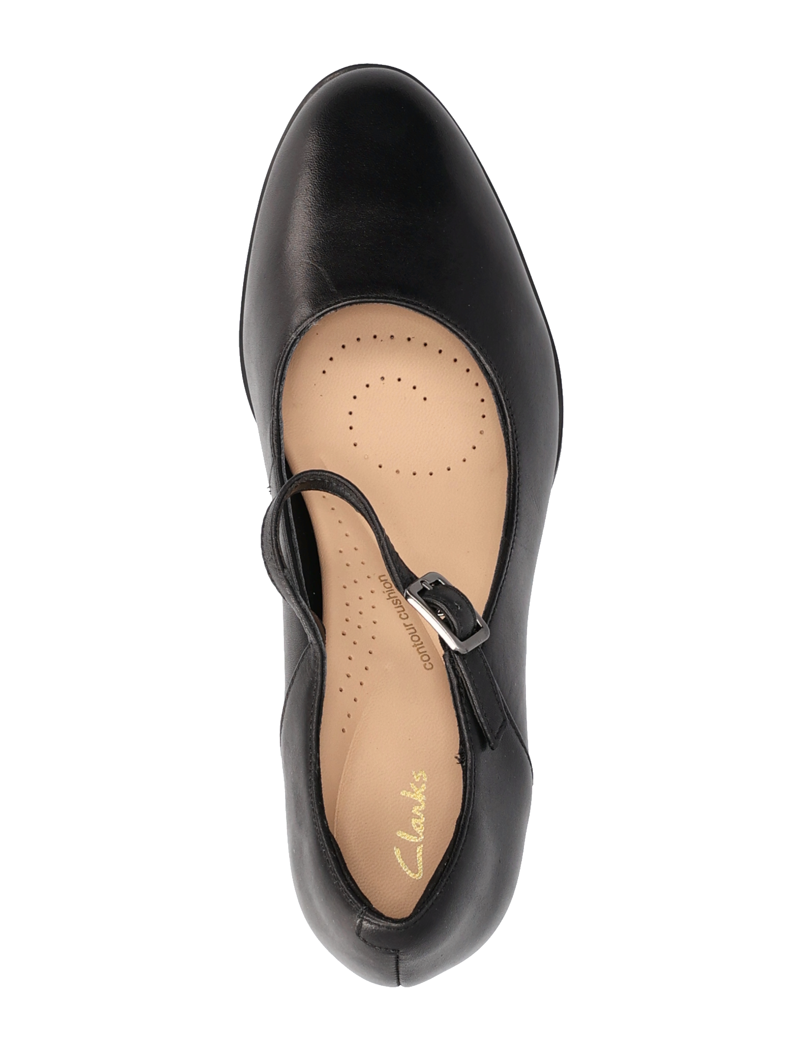 Clarks - Freva55 Strap D - black leather - 3