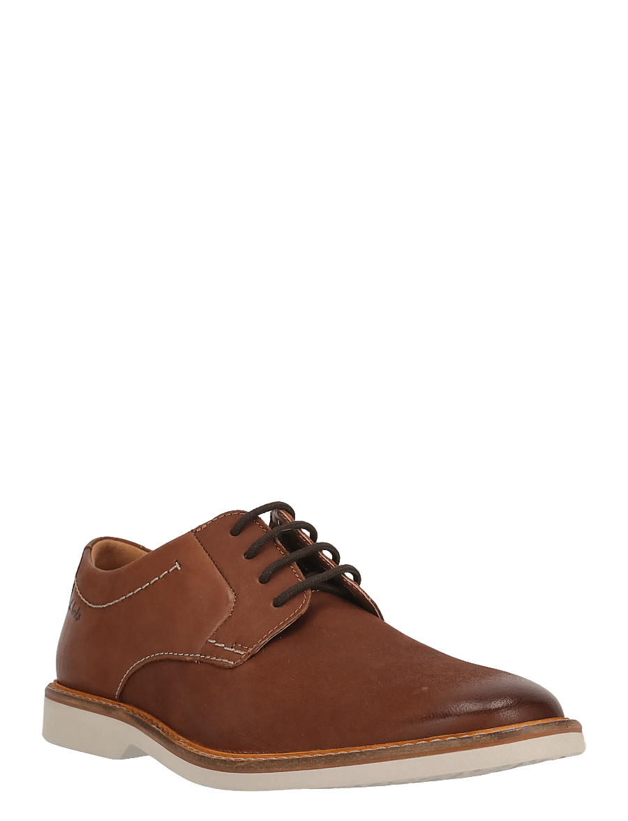 Clarks - Atticus LTLace G - derby-schuhe - dark tan lea - 0