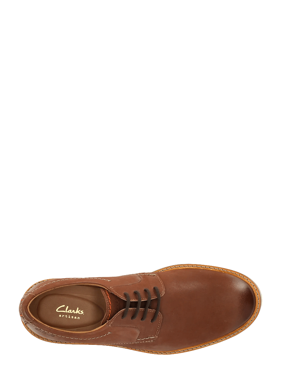 Clarks - Atticus LTLace G - derby-schuhe - dark tan lea - 3