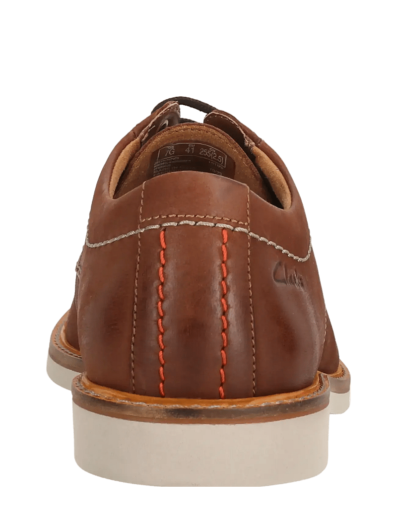 Clarks - Atticus LTLace G - derby kingad - dark tan lea - 4