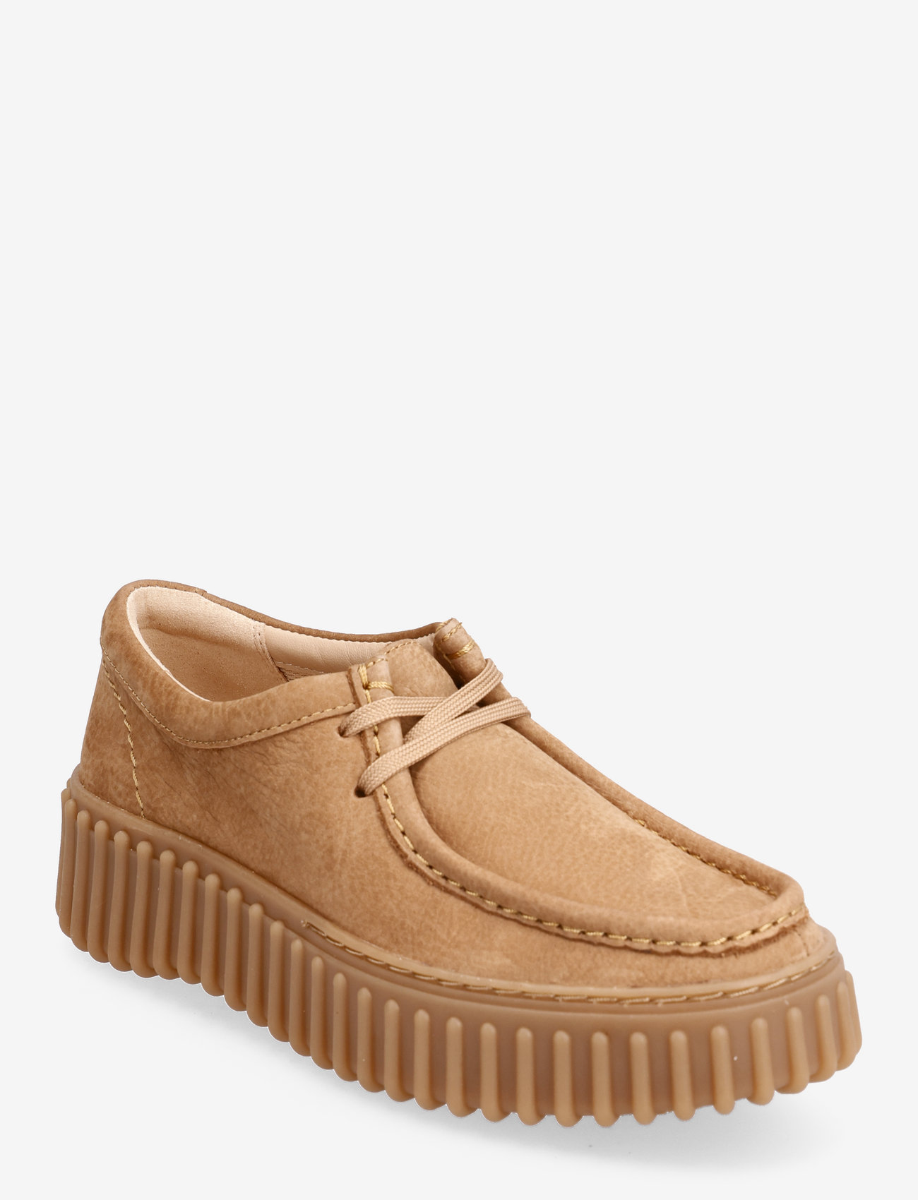Clarks - Torhill Bee D - kvinder - light tan nubuck - 0