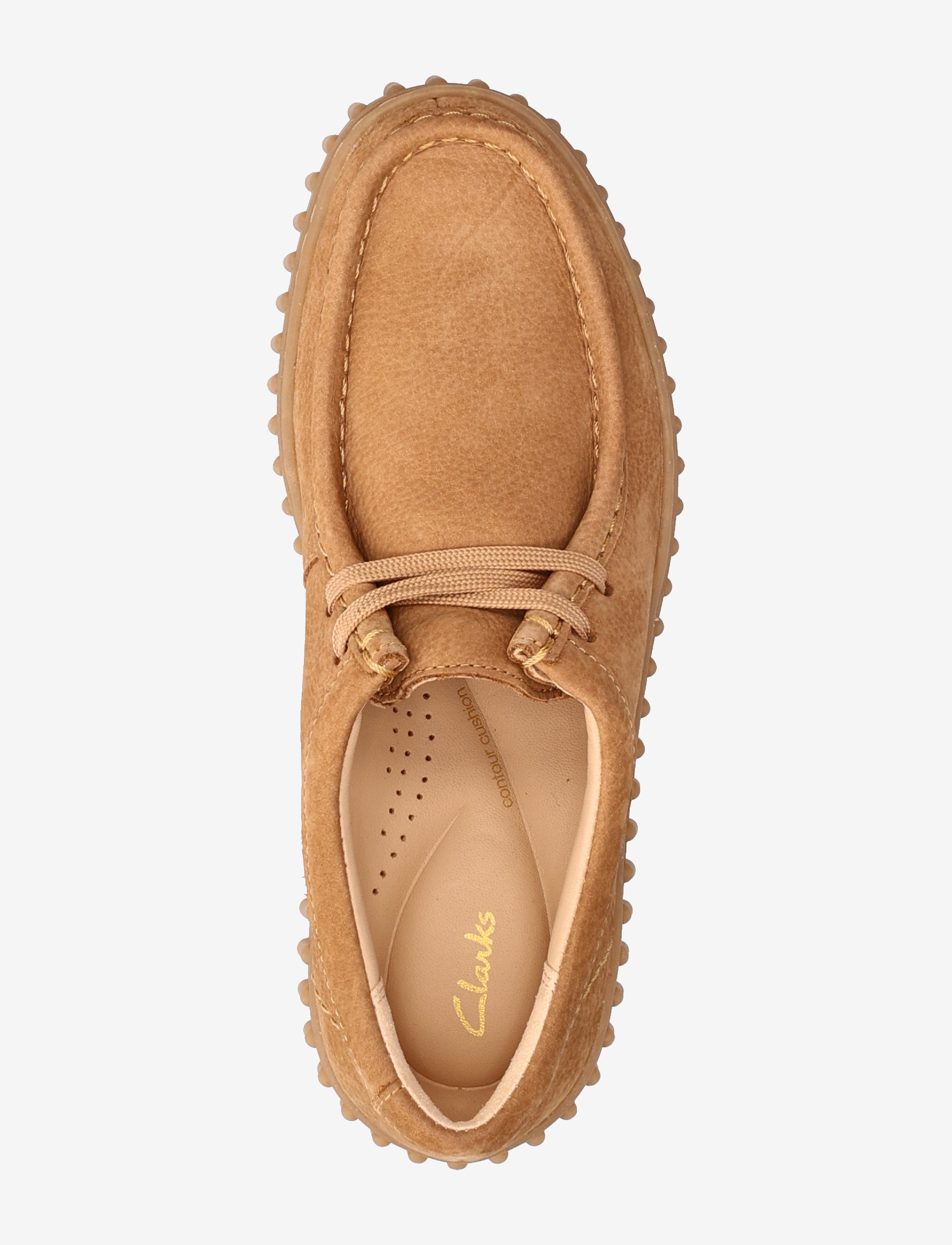 Clarks - Torhill Bee D - motetrender - light tan nubuck - 3