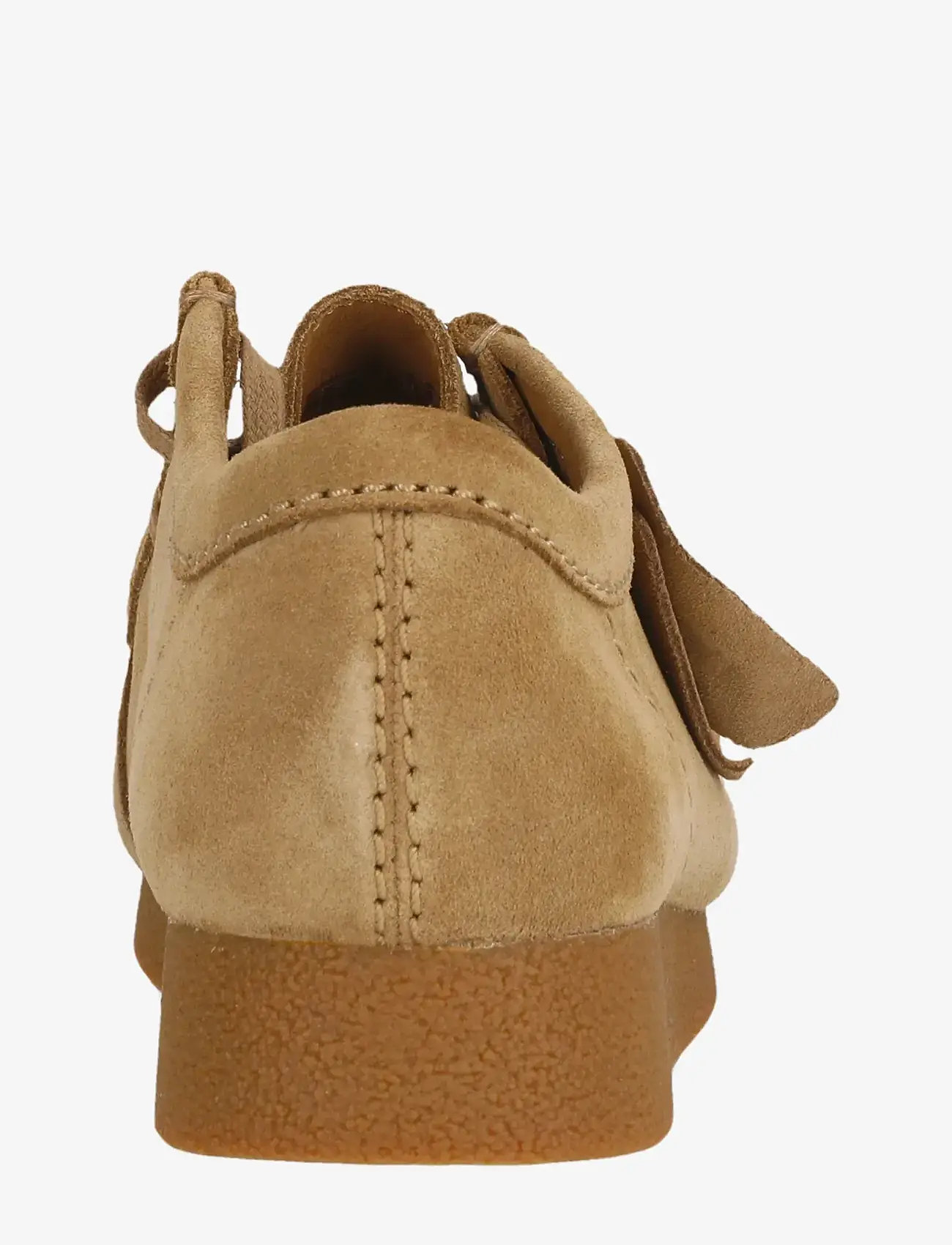 Clarks - WallabeeEVO G - moc-toe boots - dark sand suede - 4